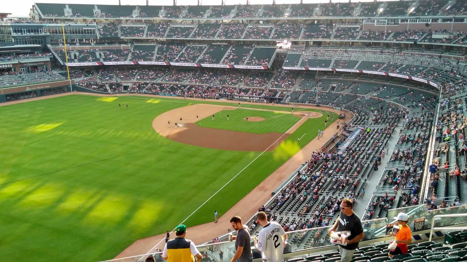 section 343, row 10 seat view  for baseball - truist park