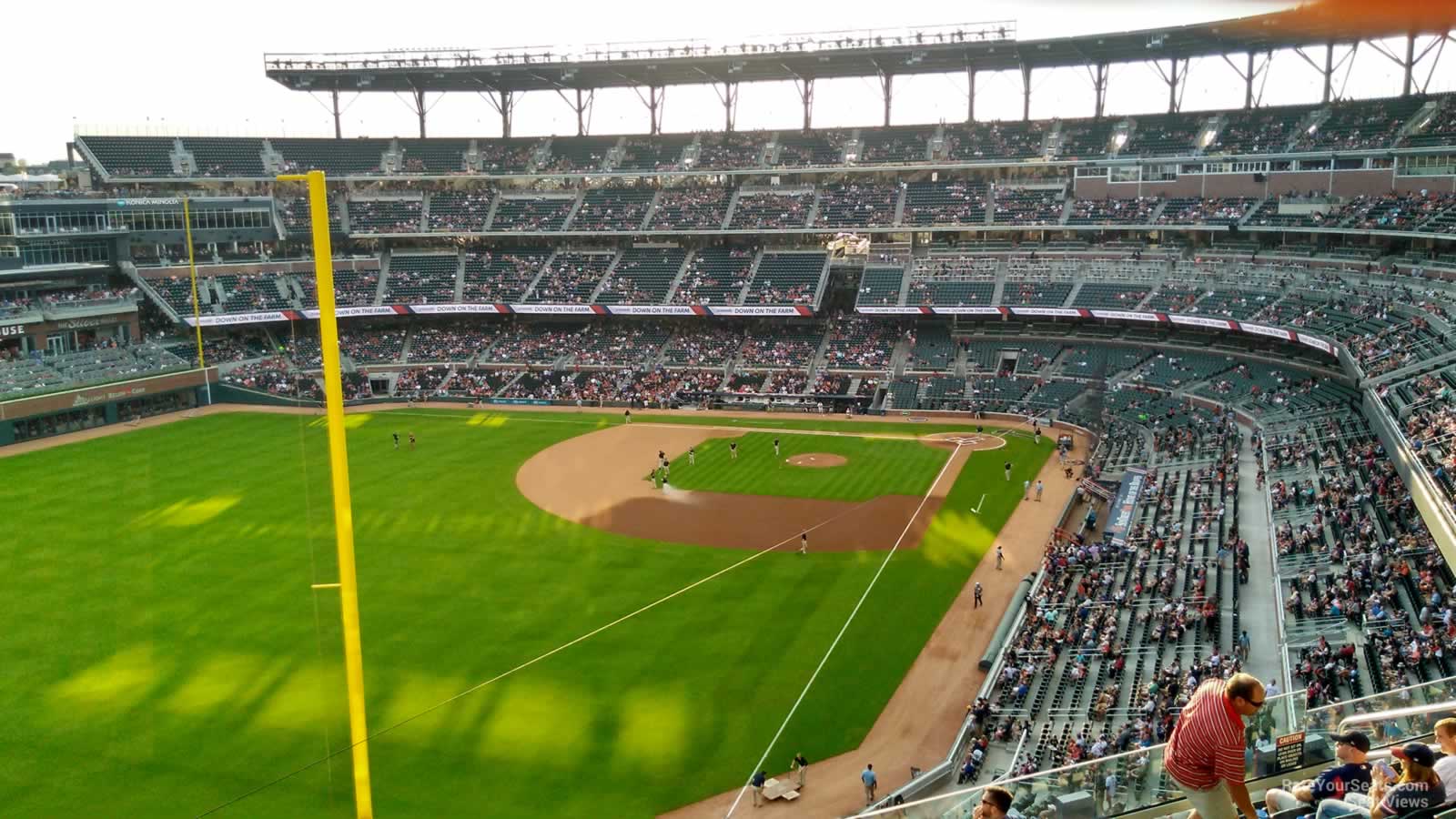 section 344, row 10 seat view  for baseball - truist park