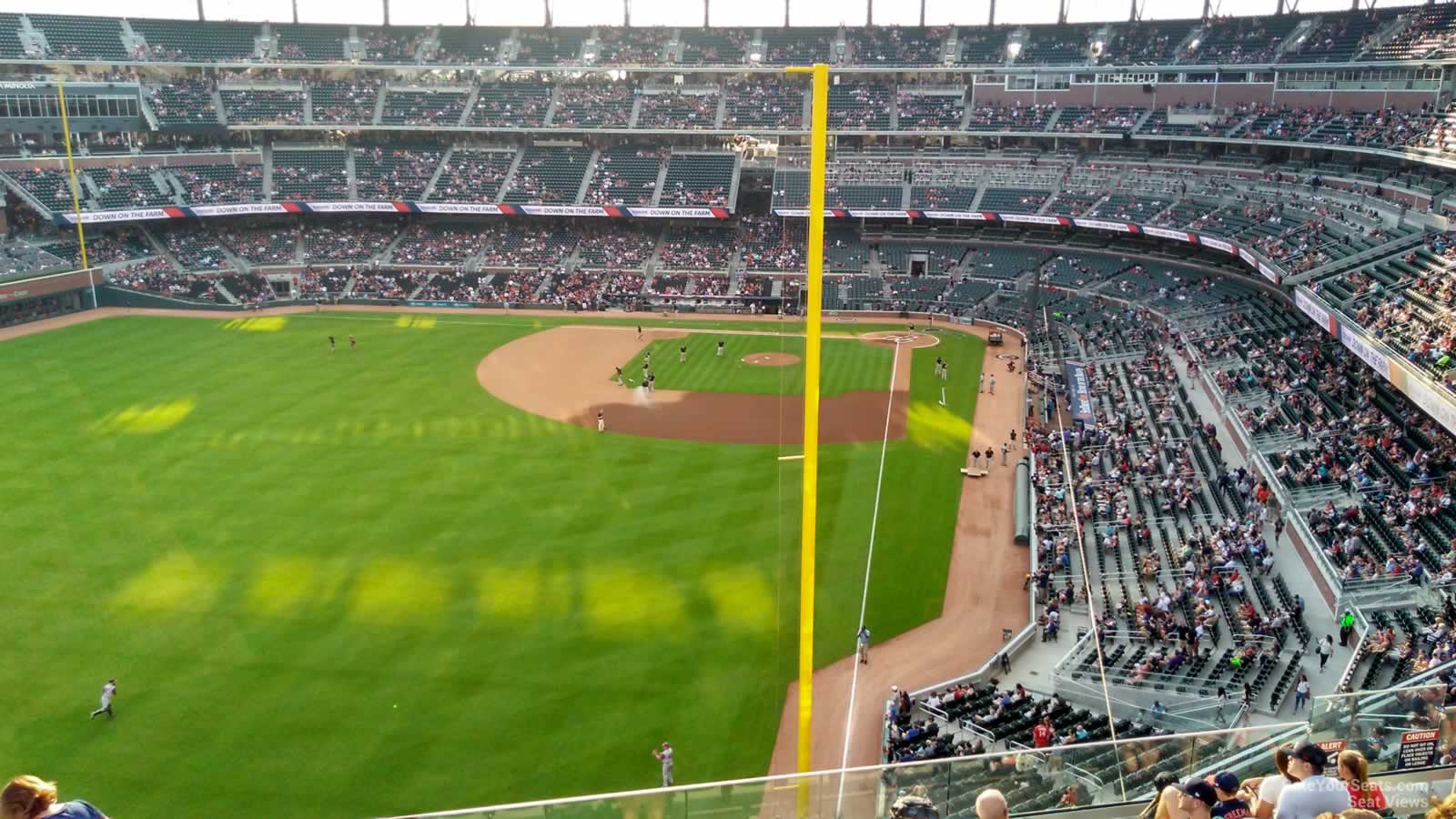 section 345, row 10 seat view  for baseball - truist park