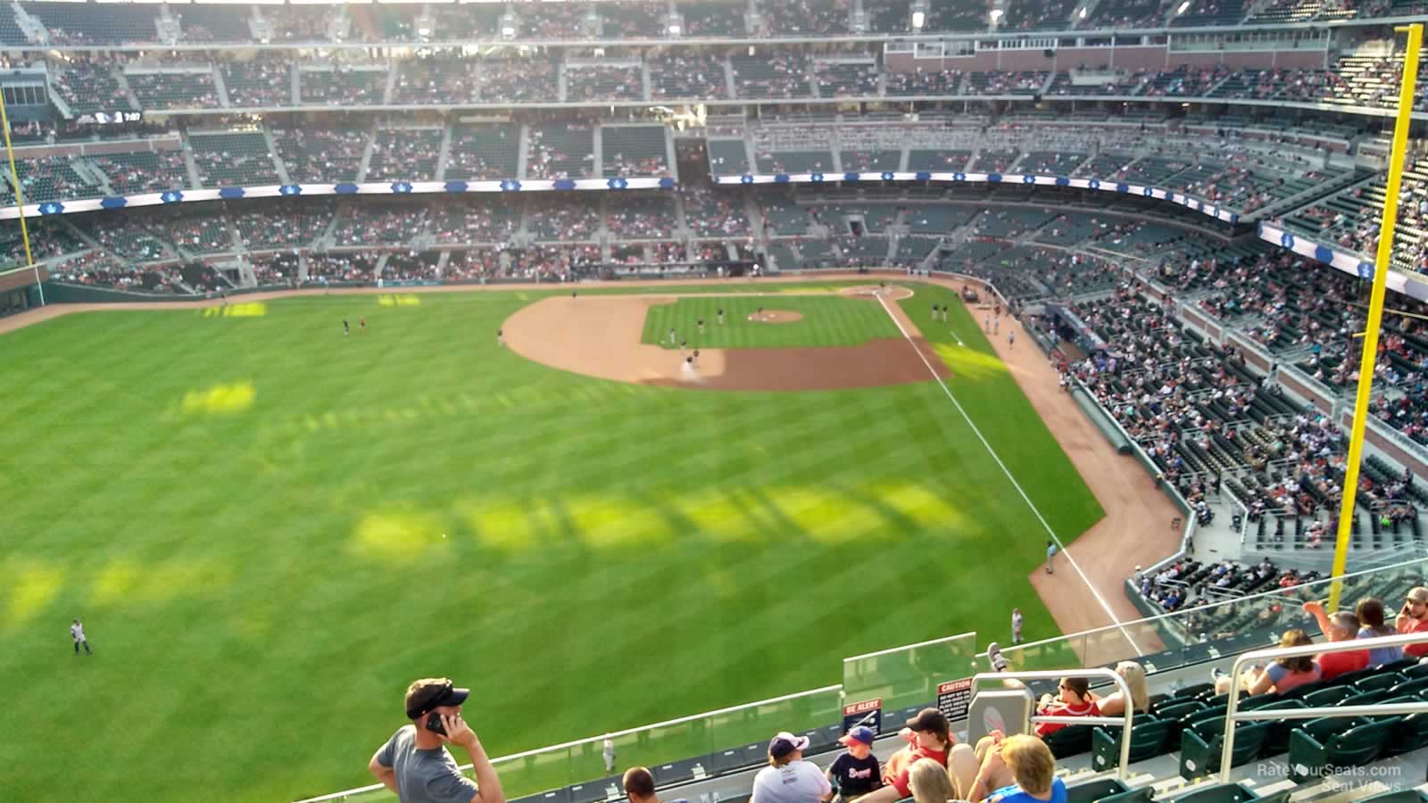 section 347, row 10 seat view  for baseball - truist park