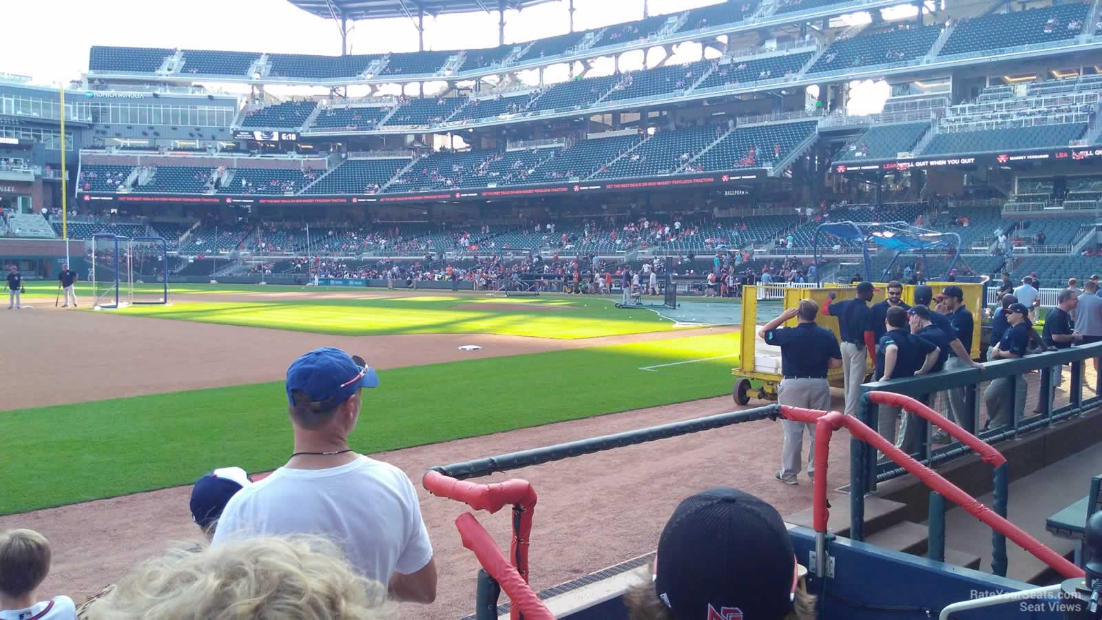 section 35, row 4 seat view  for baseball - truist park