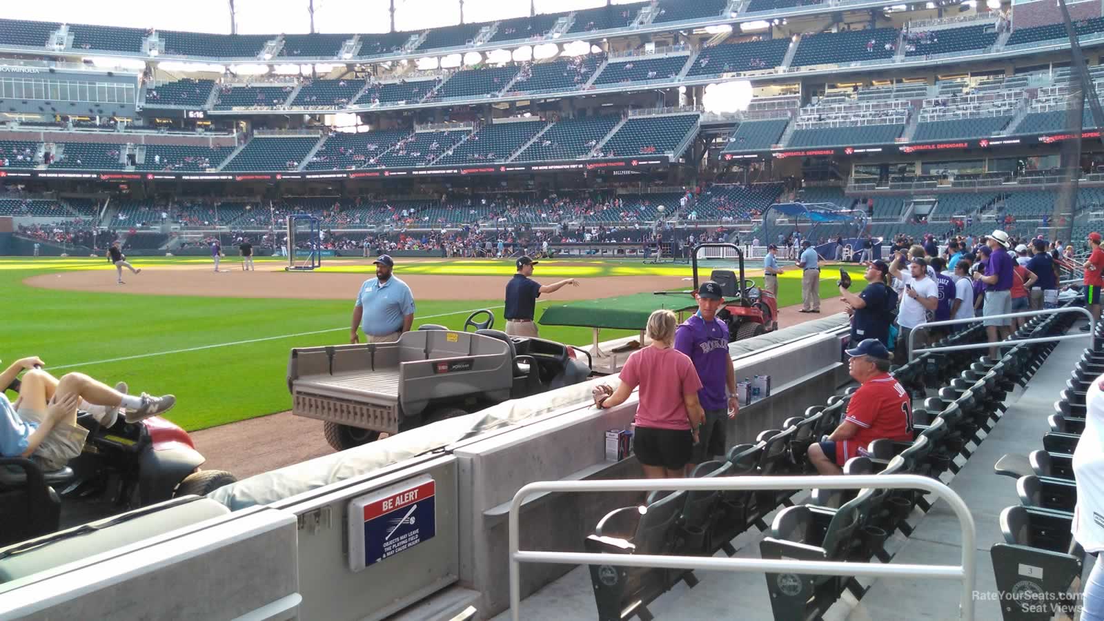 section 38, row 4 seat view  for baseball - truist park
