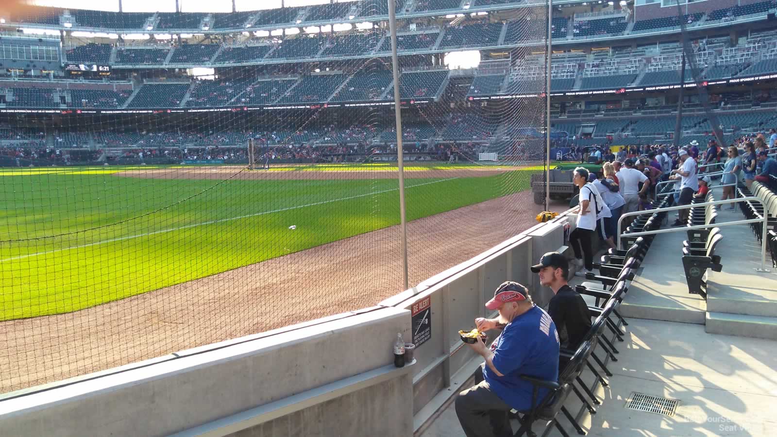 section 40, row 4 seat view  for baseball - truist park