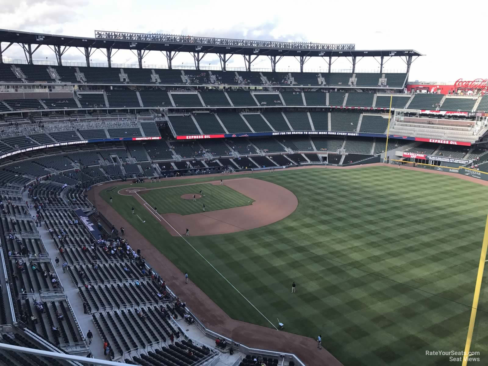 section 411, row 2 seat view  for baseball - truist park