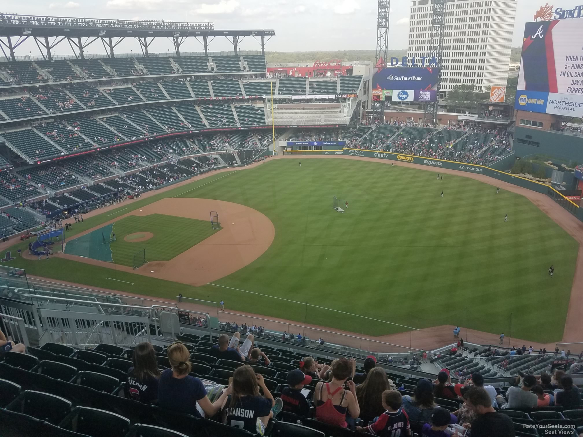 section 413, row 12 seat view  for baseball - truist park