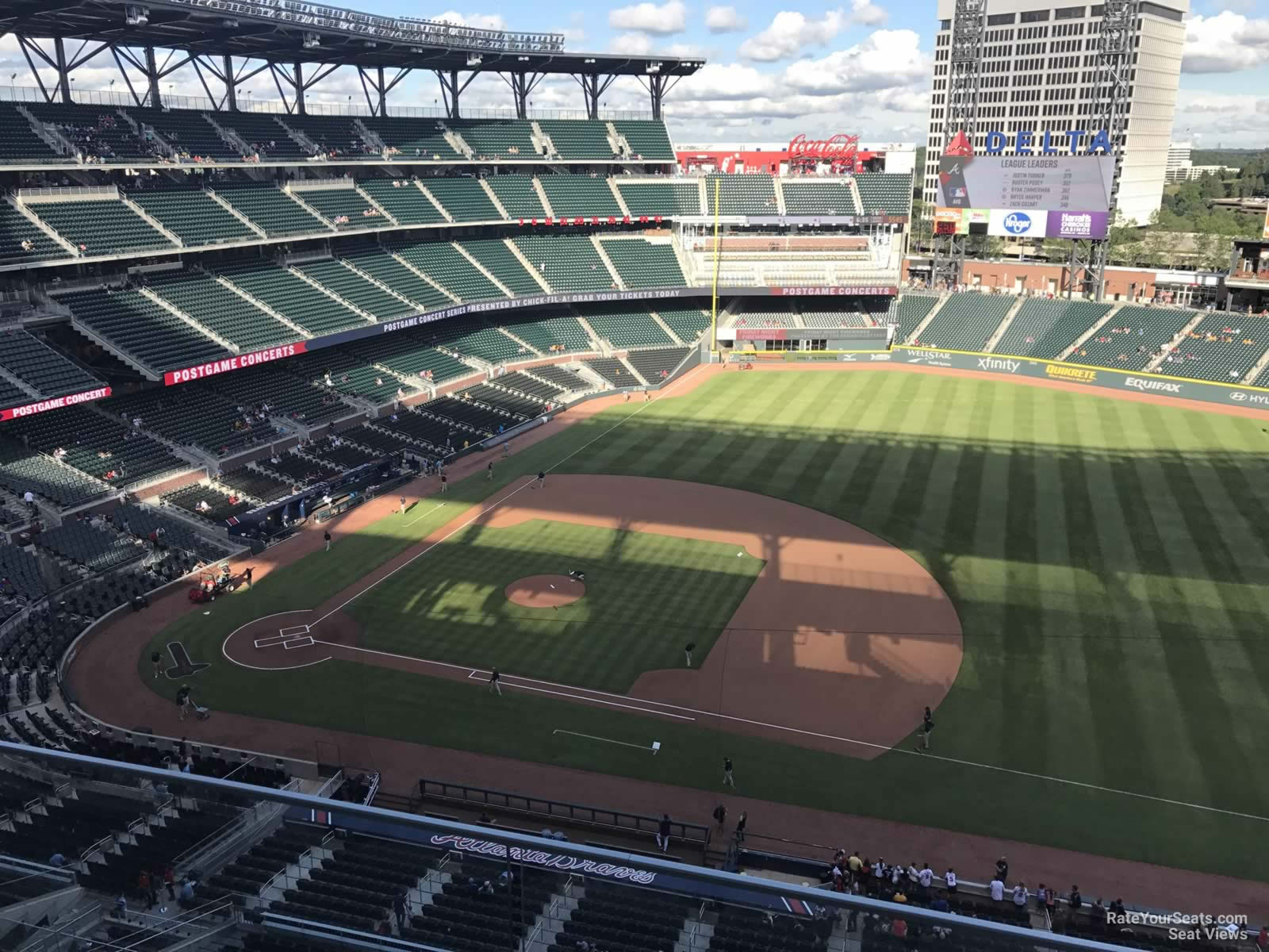 section 417, row 2 seat view  for baseball - truist park