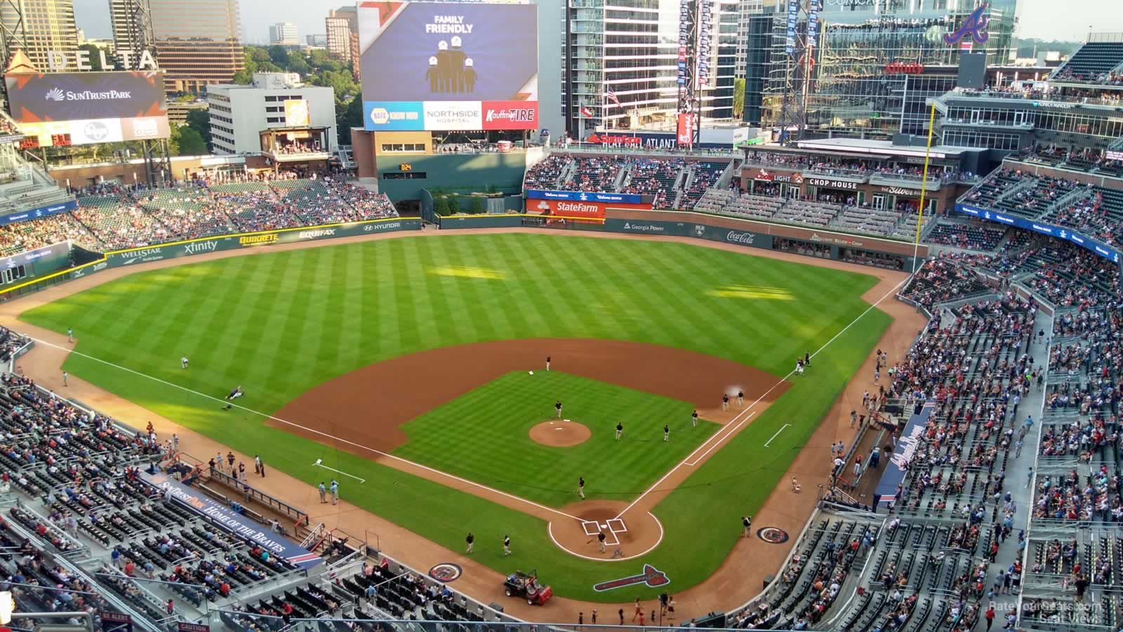 section 427, row 10 seat view  for baseball - truist park