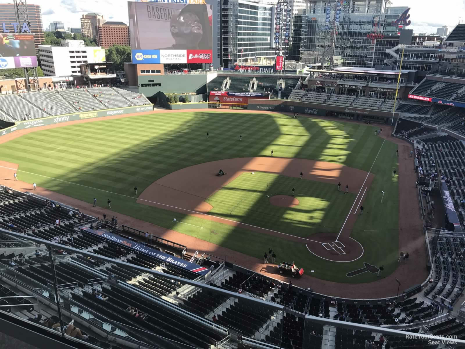 section 429, row 2 seat view  for baseball - truist park