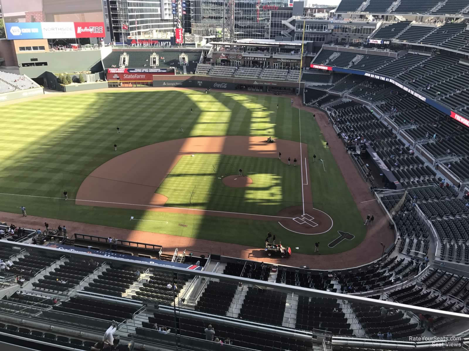 section 430, row 2 seat view  for baseball - truist park