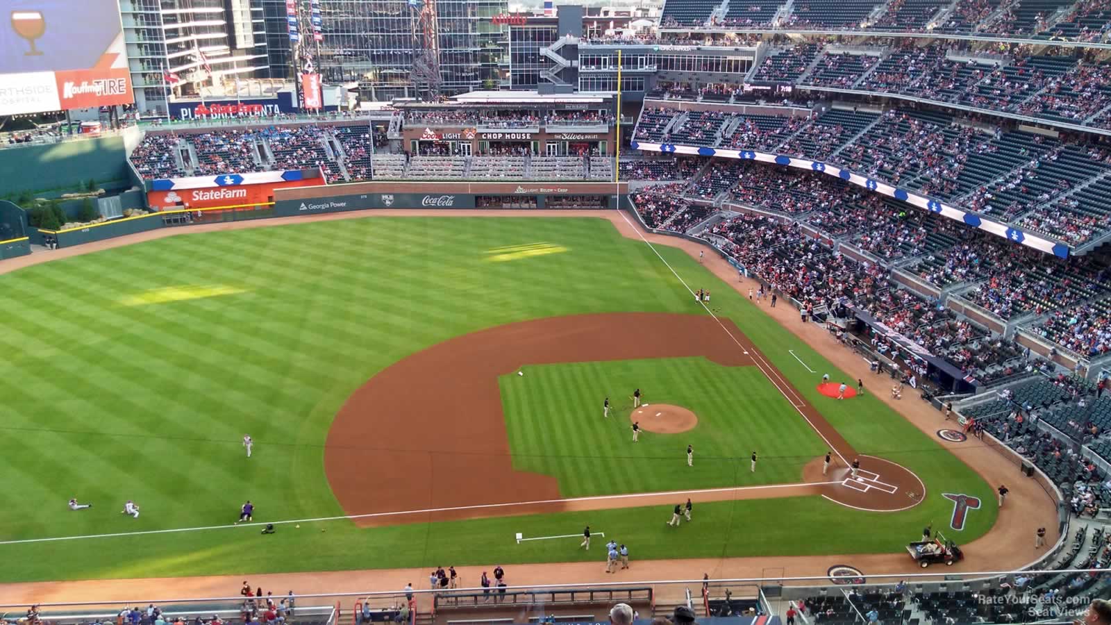 section 433, row 10 seat view  for baseball - truist park