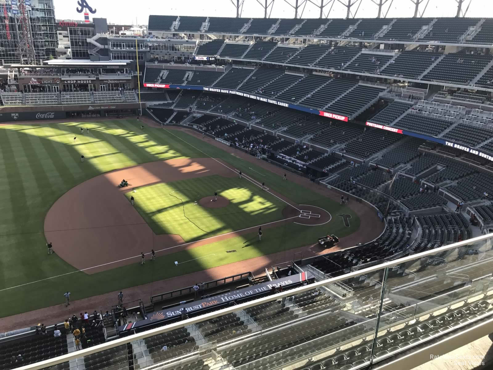 section 435, row 2 seat view  for baseball - truist park