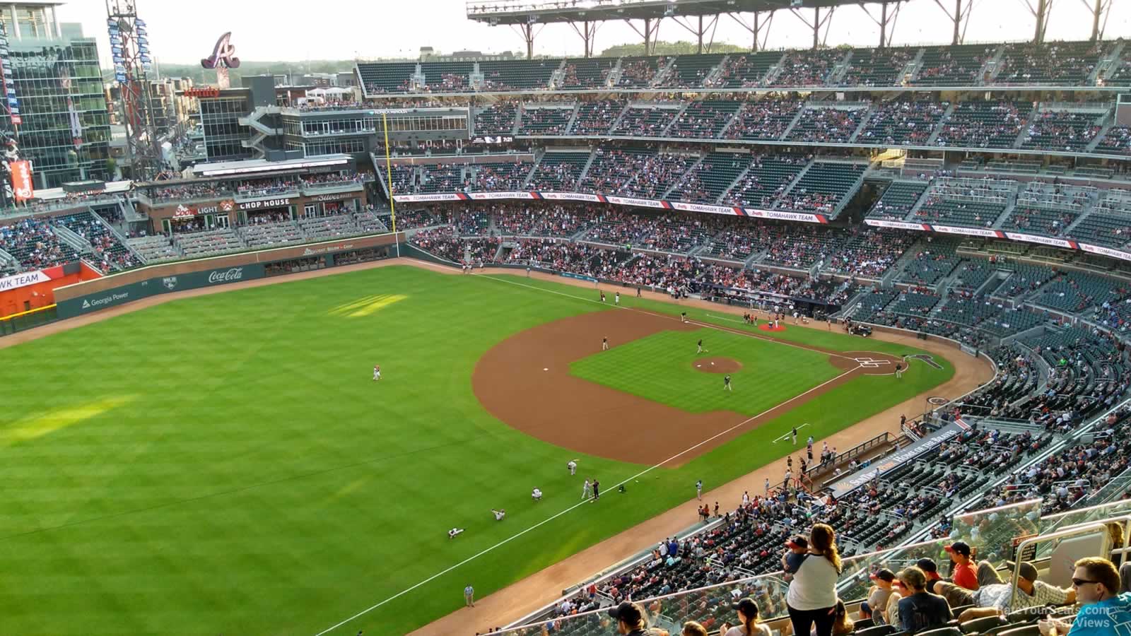 section 440, row 10 seat view  for baseball - truist park
