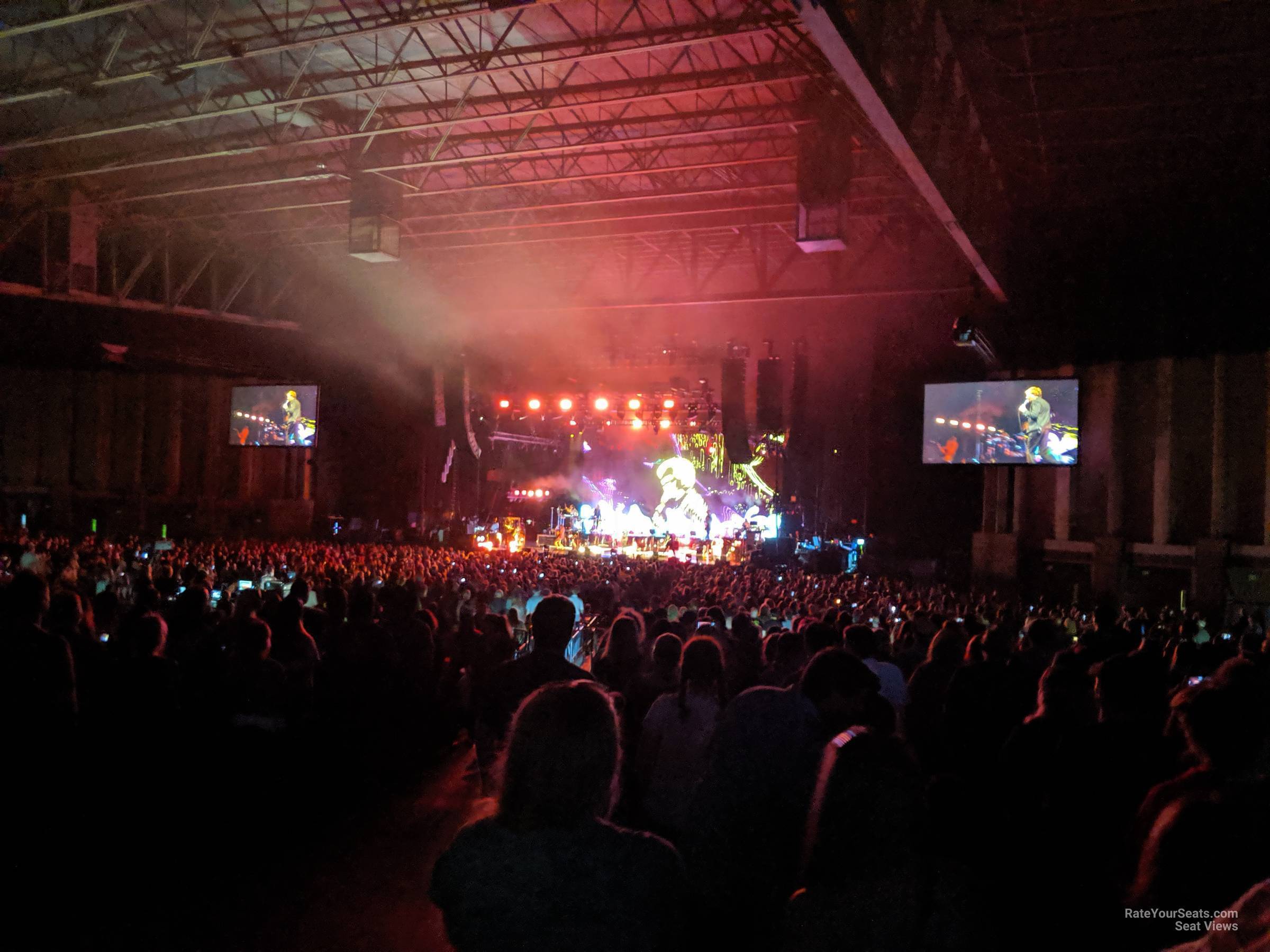 section 202, row u seat view  - cascades amphitheater