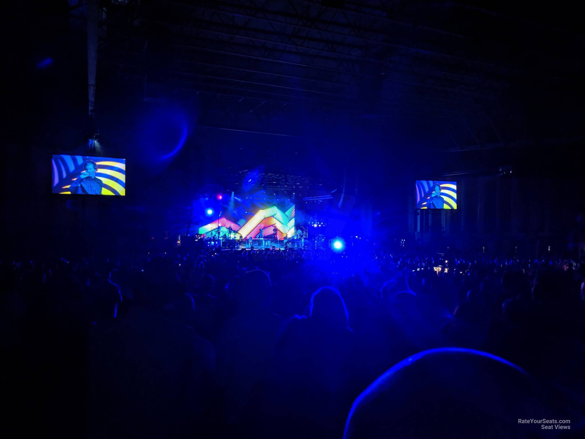 section 205, row u seat view  - cascades amphitheater