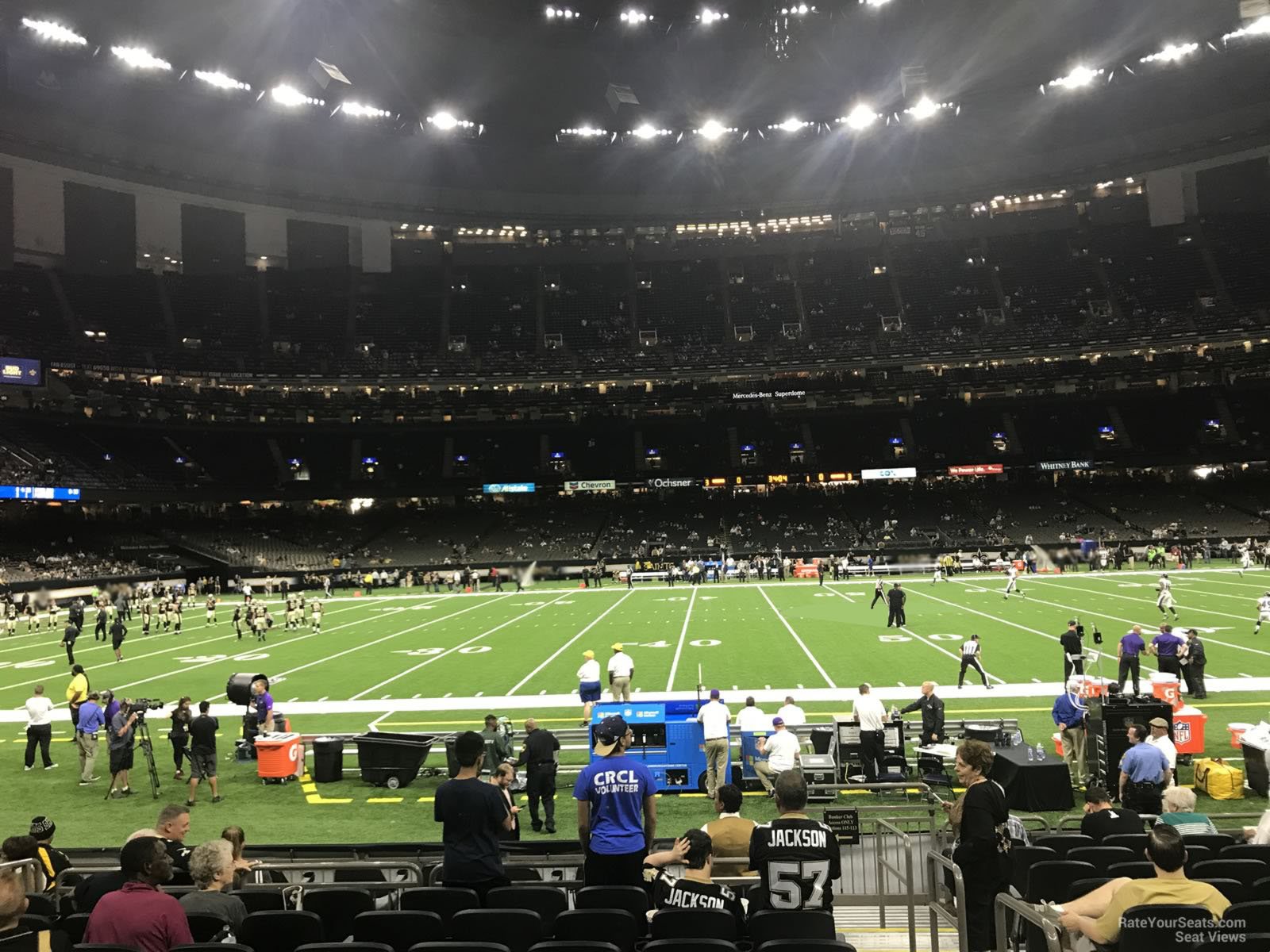 section 116, row 13 seat view  for football - caesars superdome