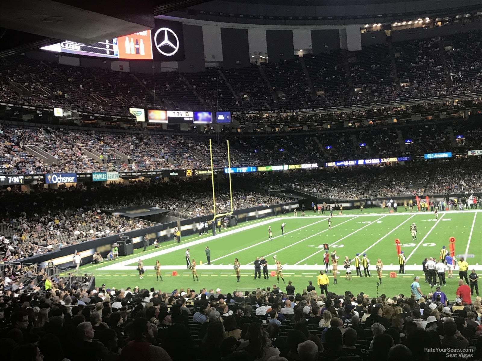 Section 117 at caesars superdome rateyourseats