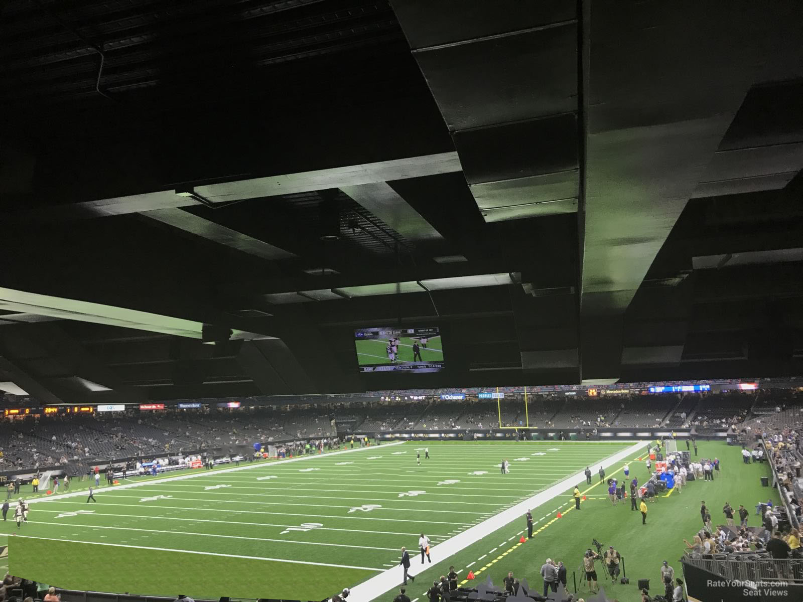 section 126, row 13 seat view  for football - caesars superdome