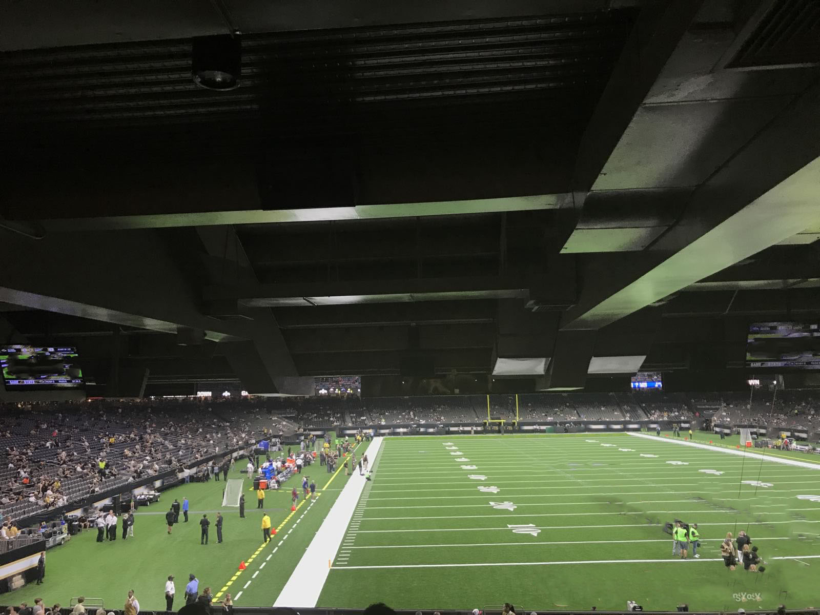 section 130, row 13 seat view  for football - caesars superdome