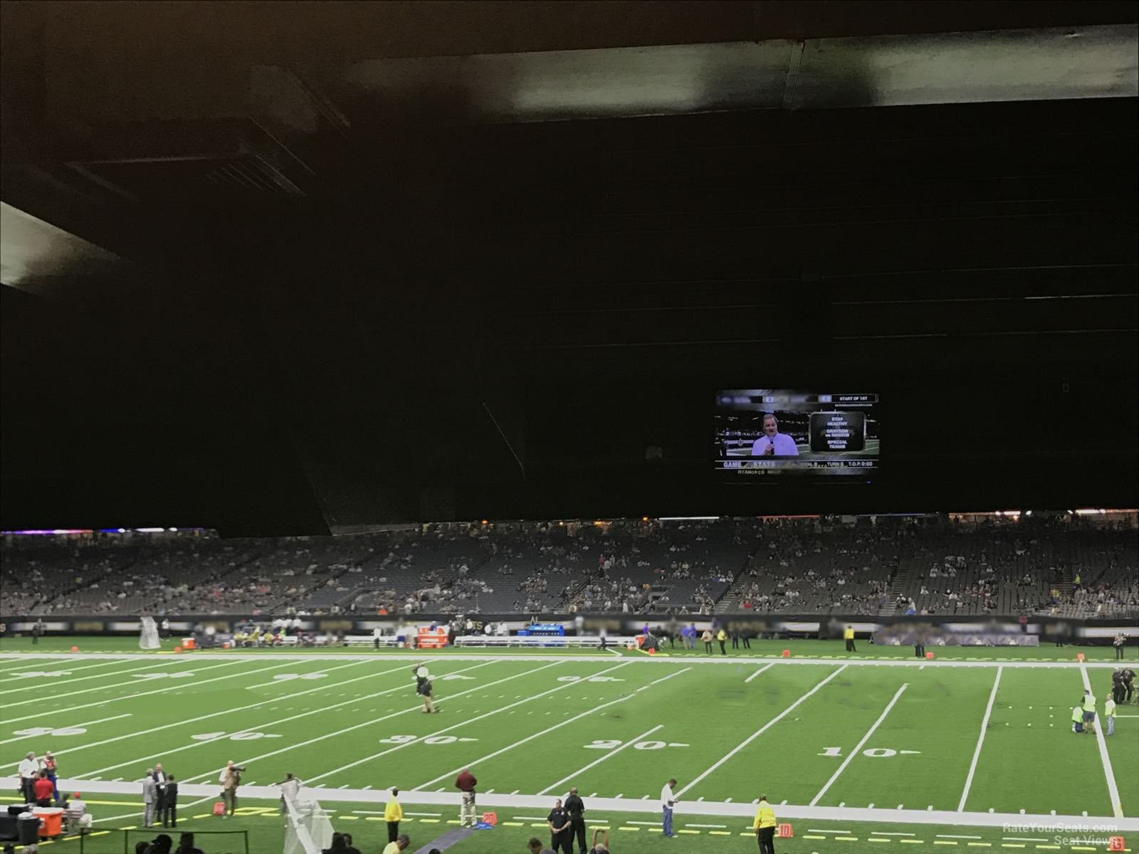 section 139, row 13 seat view  for football - caesars superdome