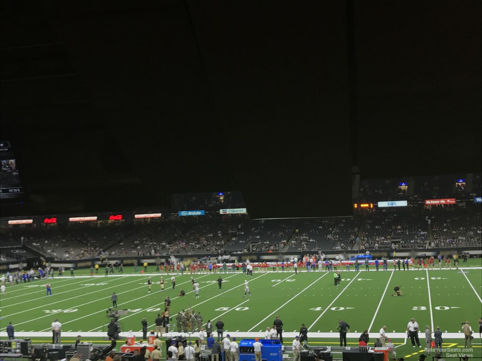 Superdome Section 140 Row 13 on 8 31 2017_FL