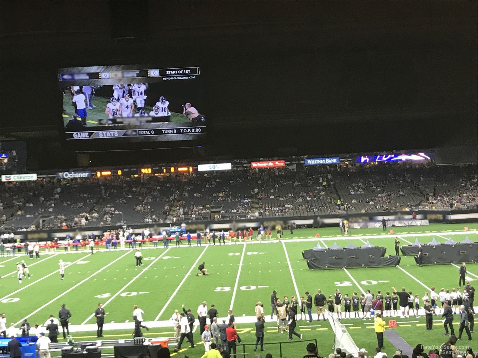 section 141, row 13 seat view  for football - caesars superdome