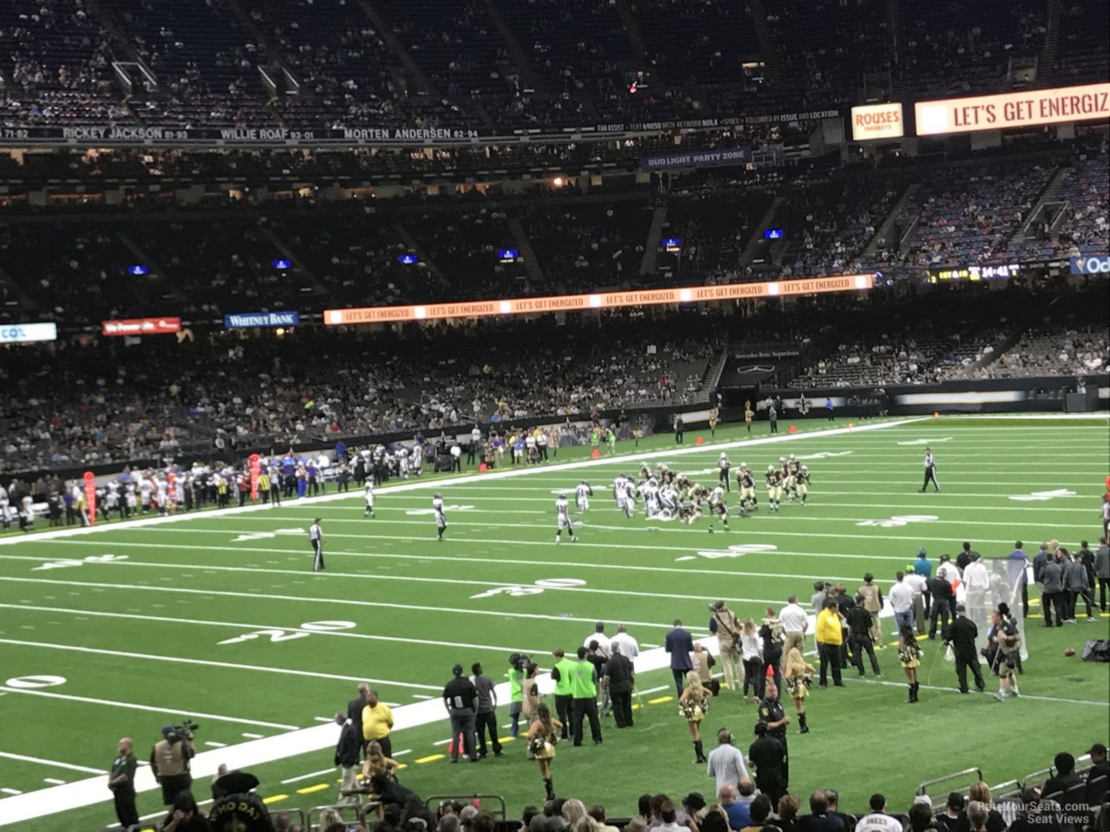 section 149, row 13 seat view  for football - caesars superdome