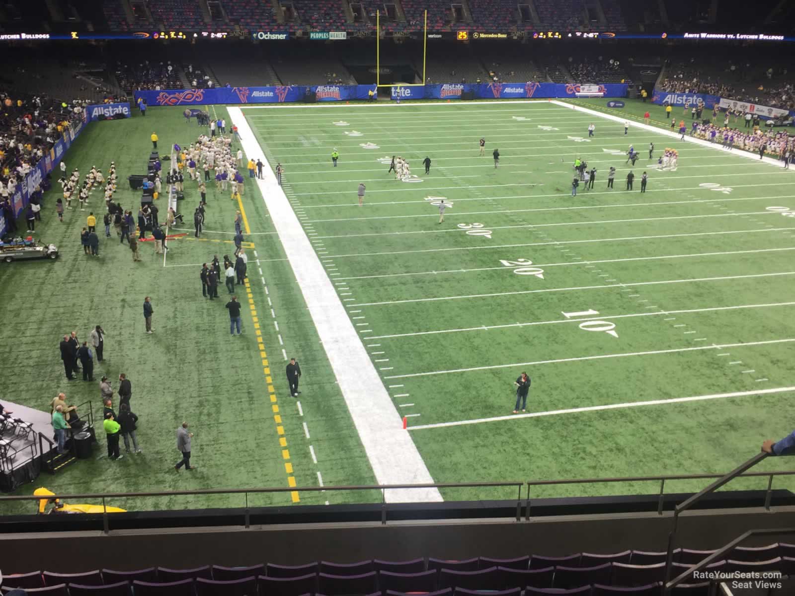 section 304, row 11 seat view  for football - caesars superdome
