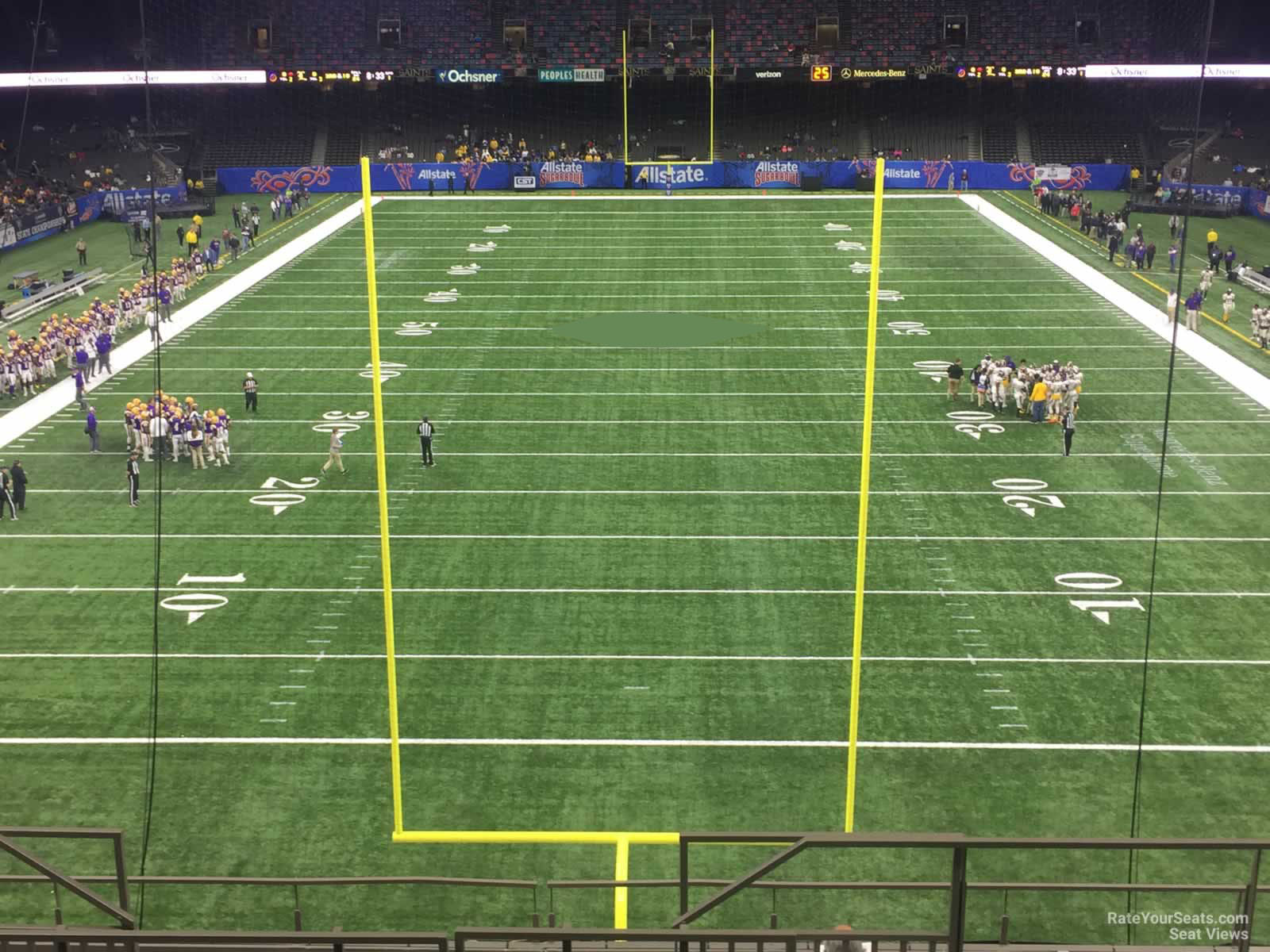section 324, row 11 seat view  for football - caesars superdome