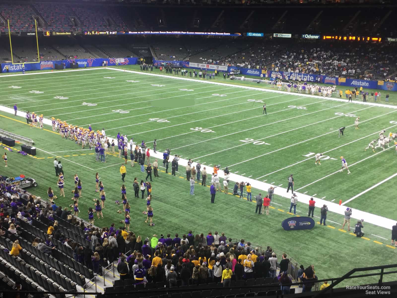 Superdome Section 330 Row 11 on 12 10 2016_FL