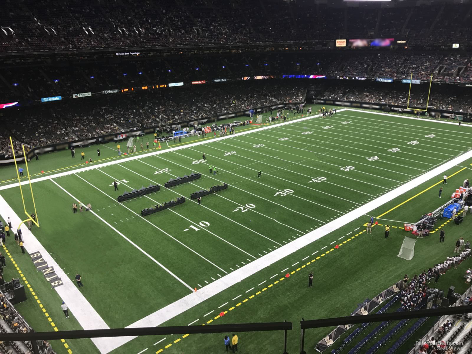 Superdome Section 525 Row 3 on 8 26 2017_FL