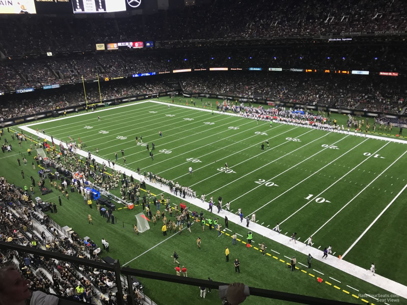 Section 536 at Superdome New Orleans Saints