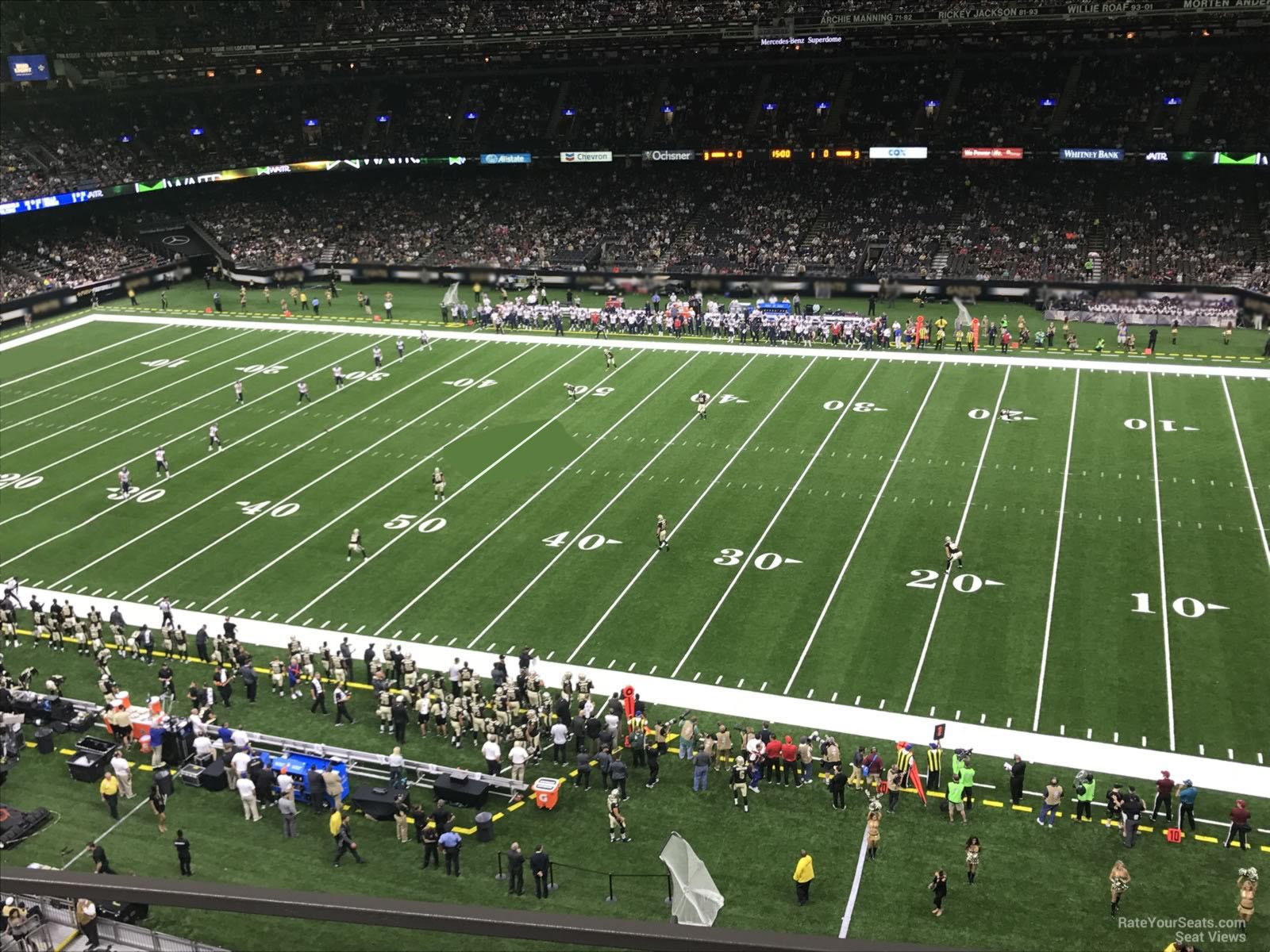 view from Section 541 