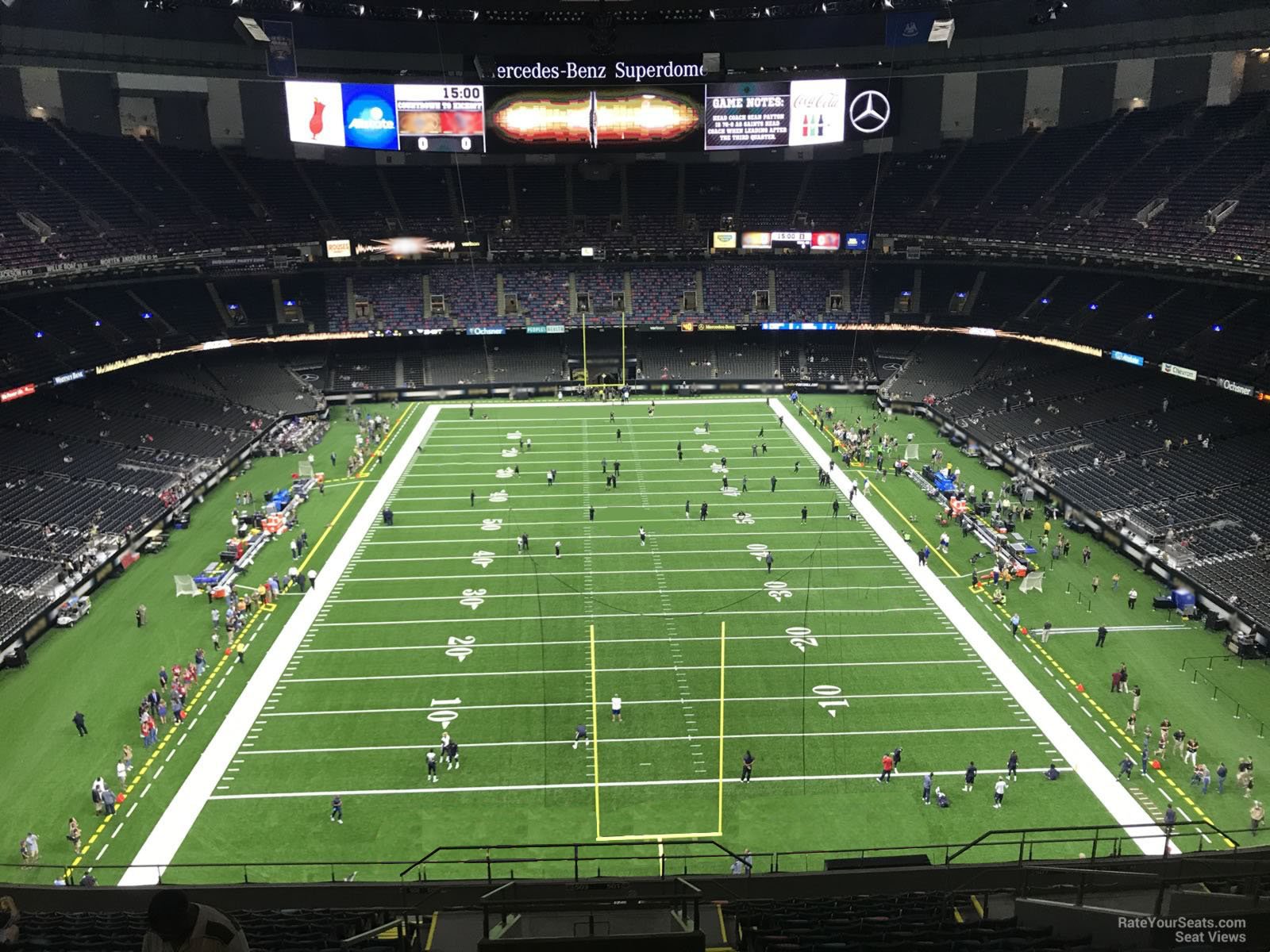 superdome seating view