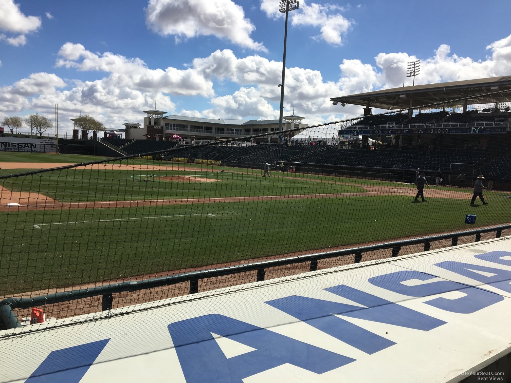 section 111, row e seat view  - surprise stadium