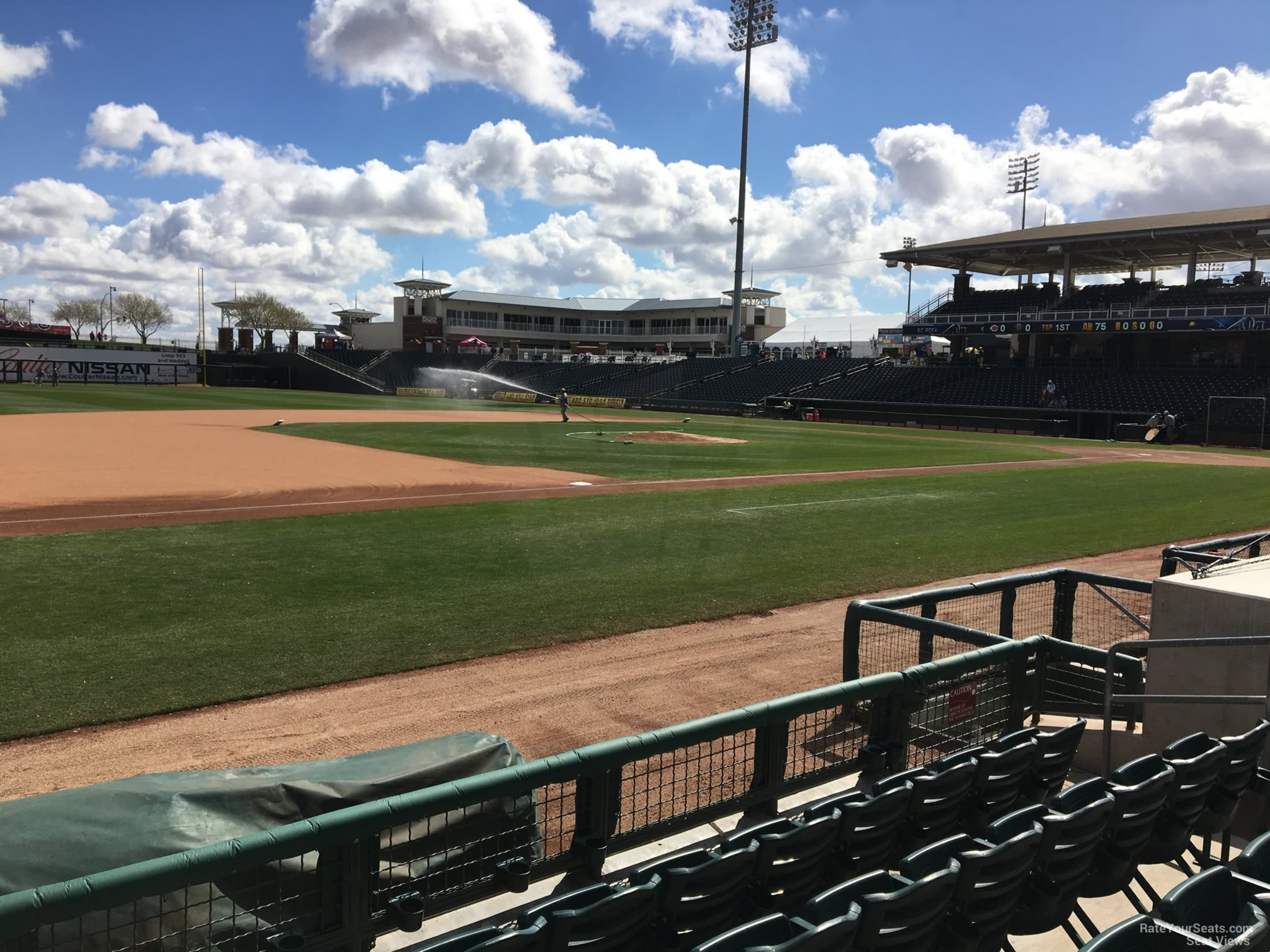 section 113, row e seat view  - surprise stadium