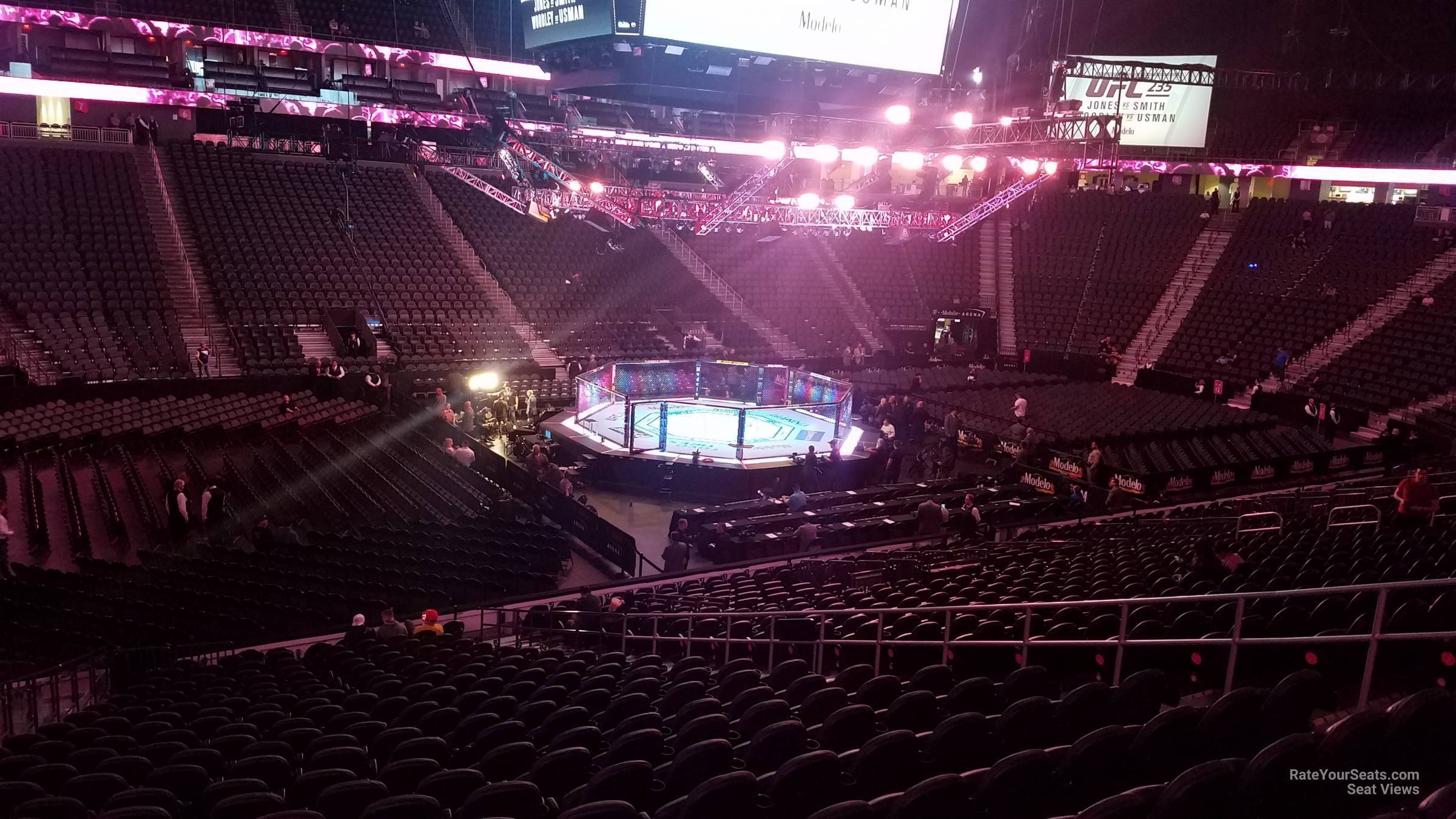 T-Mobile Arena Section 14 Fighting Seating - RateYourSeats.com