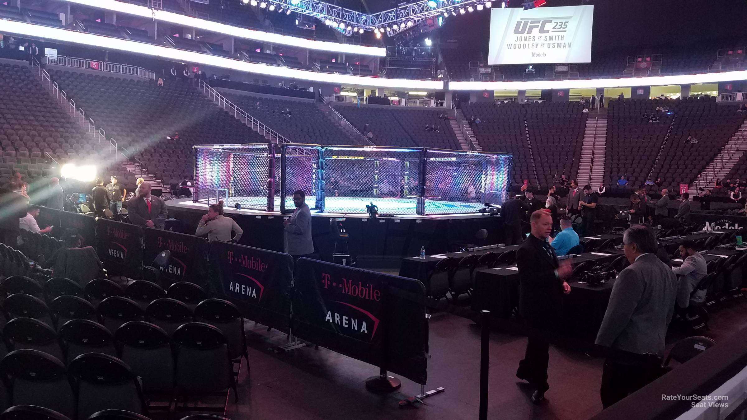 T-Mobile Arena Section 15 Fighting Seating - RateYourSeats.com