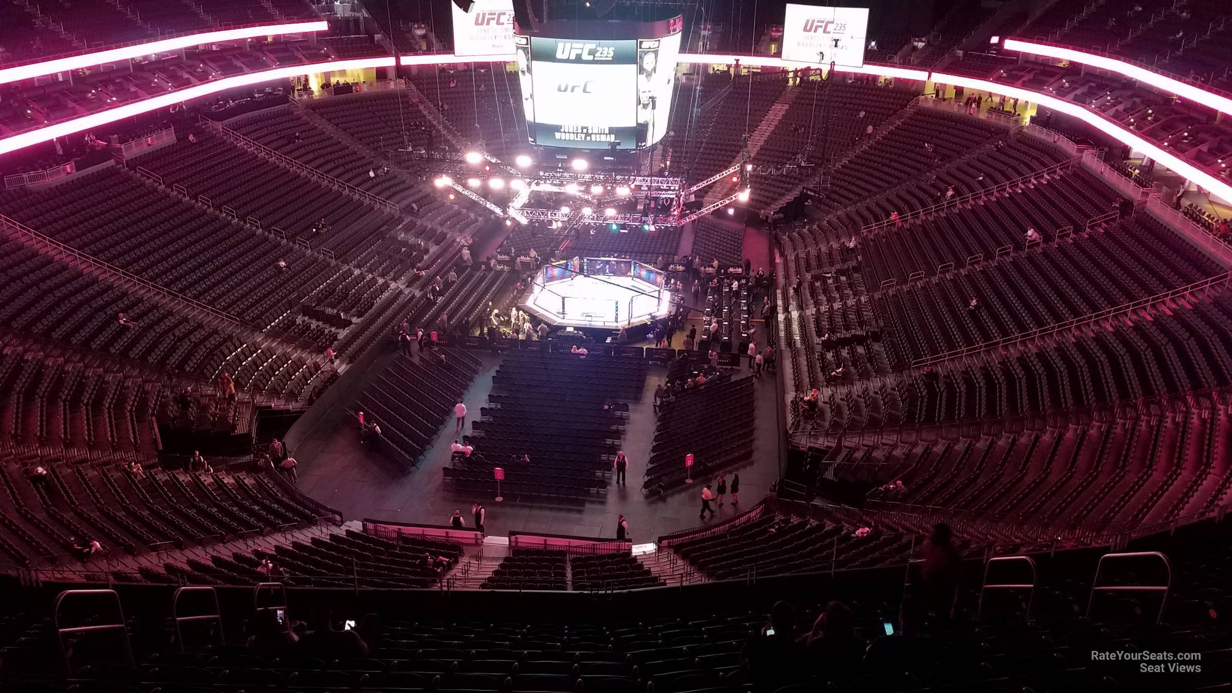 T-Mobile Arena Section 215 Fighting Seating - RateYourSeats.com