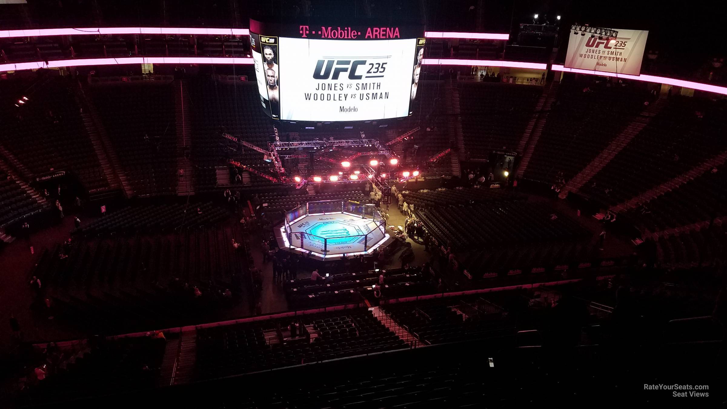 T-Mobile Arena Section 222 Fighting Seating - RateYourSeats.com