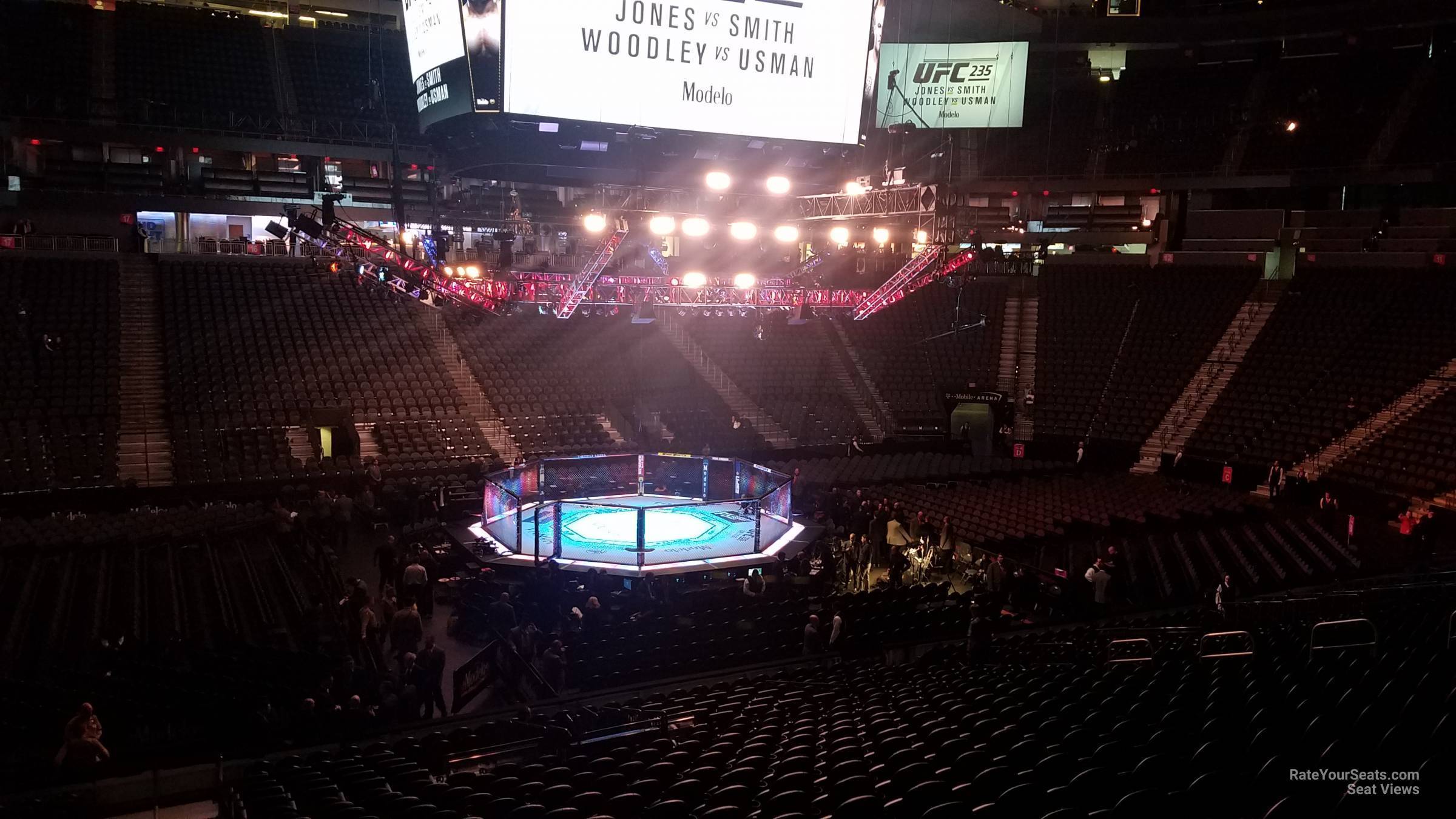 TMobile Arena Section 5 Fighting Seating