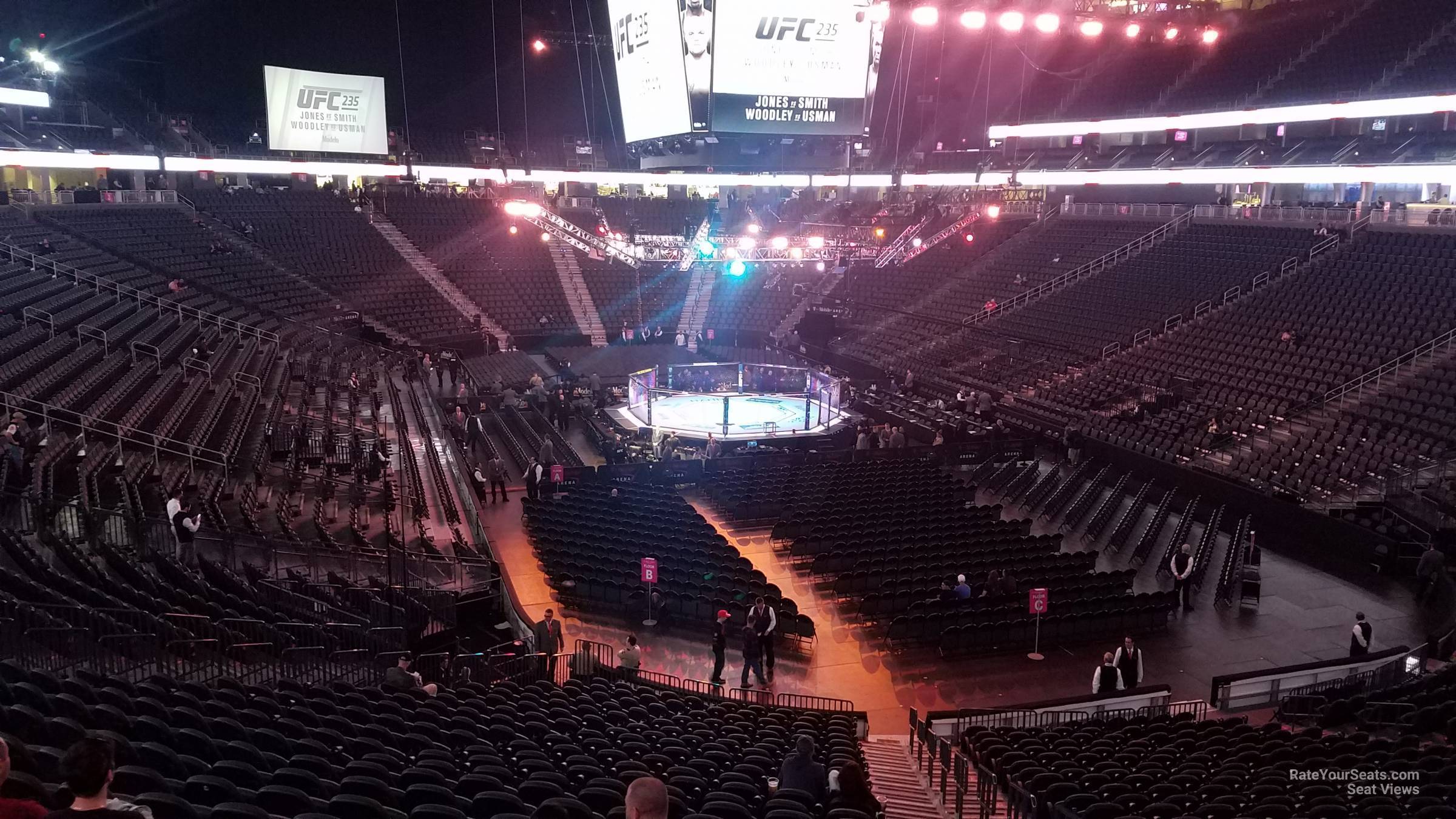 T-Mobile Arena Section 9 Fighting Seating - RateYourSeats.com