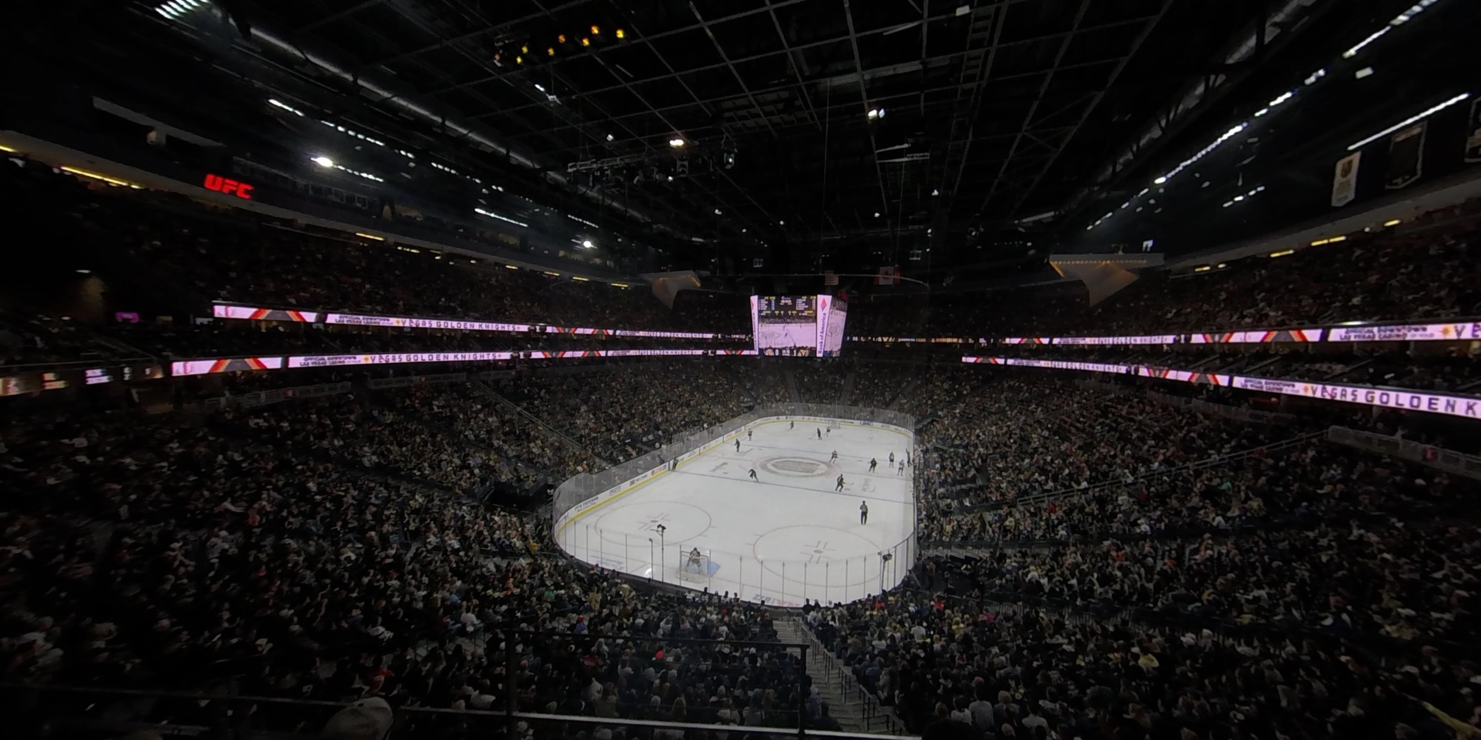section 102 panoramic seat view  for hockey - t-mobile arena