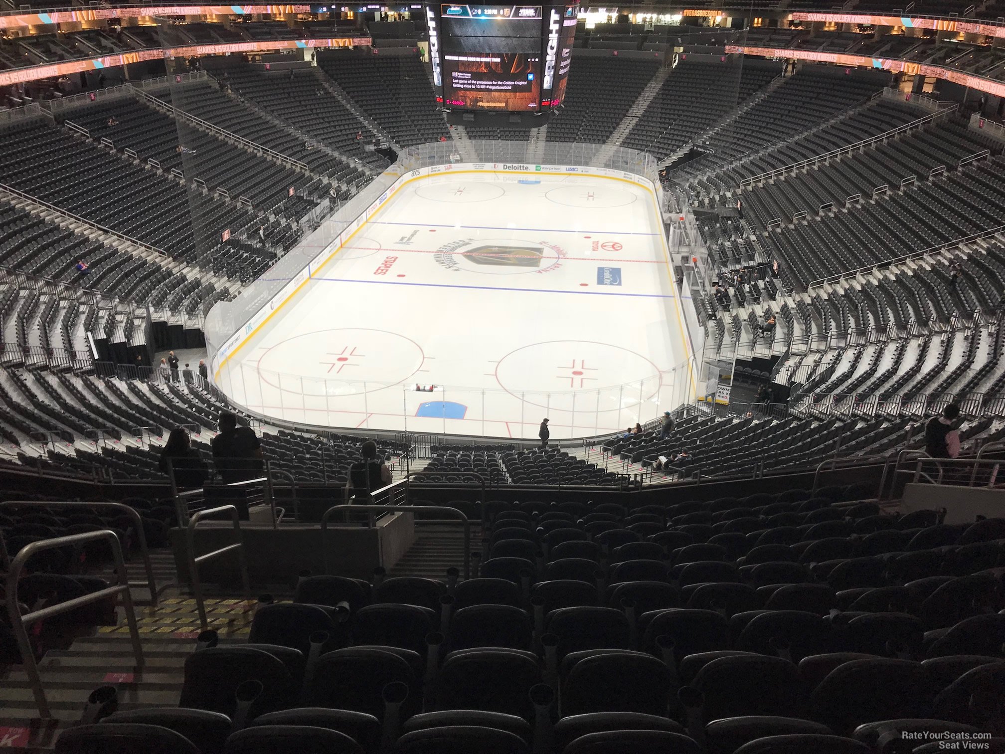 T Mobile Arena Seating Chart With Rows