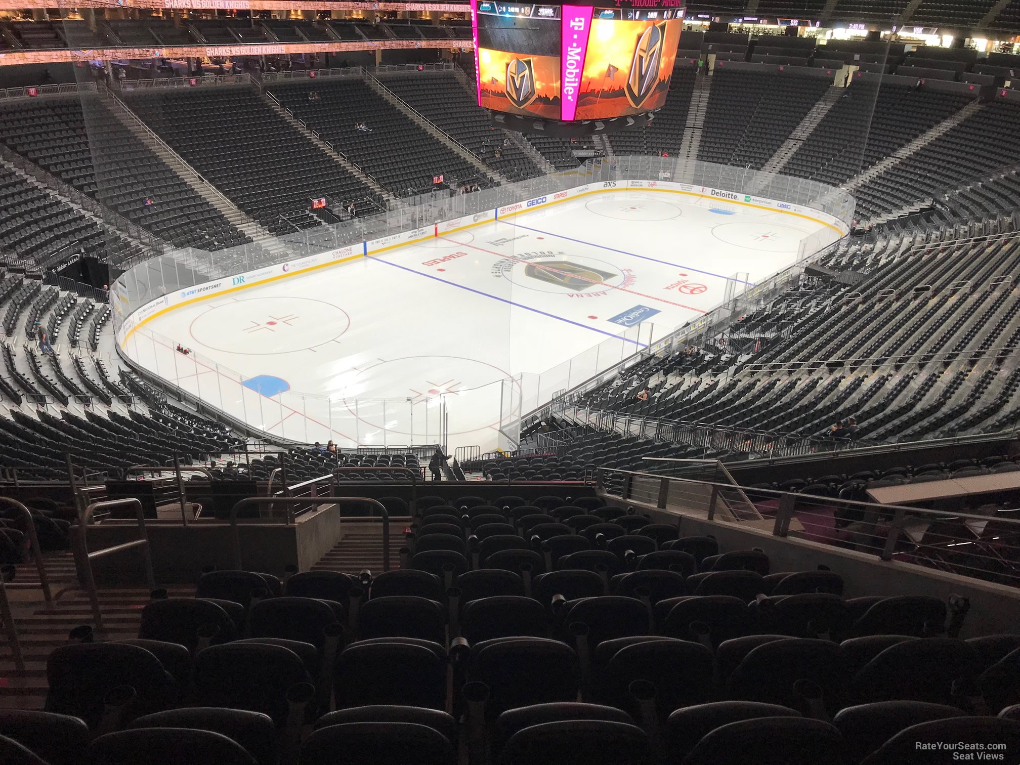 T Mobile Arena Seating Chart With Rows