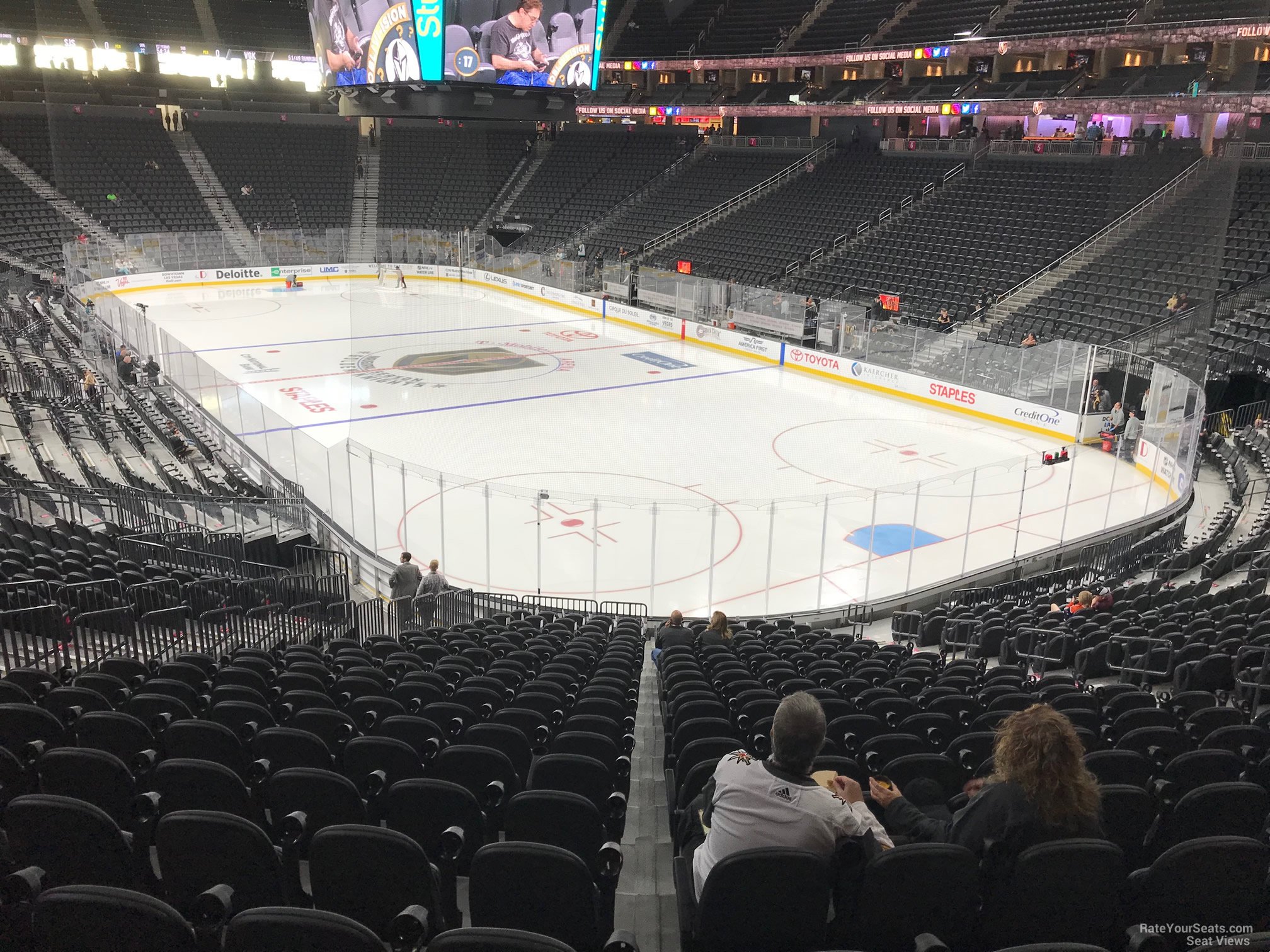 Section 19 at T-Mobile Arena 