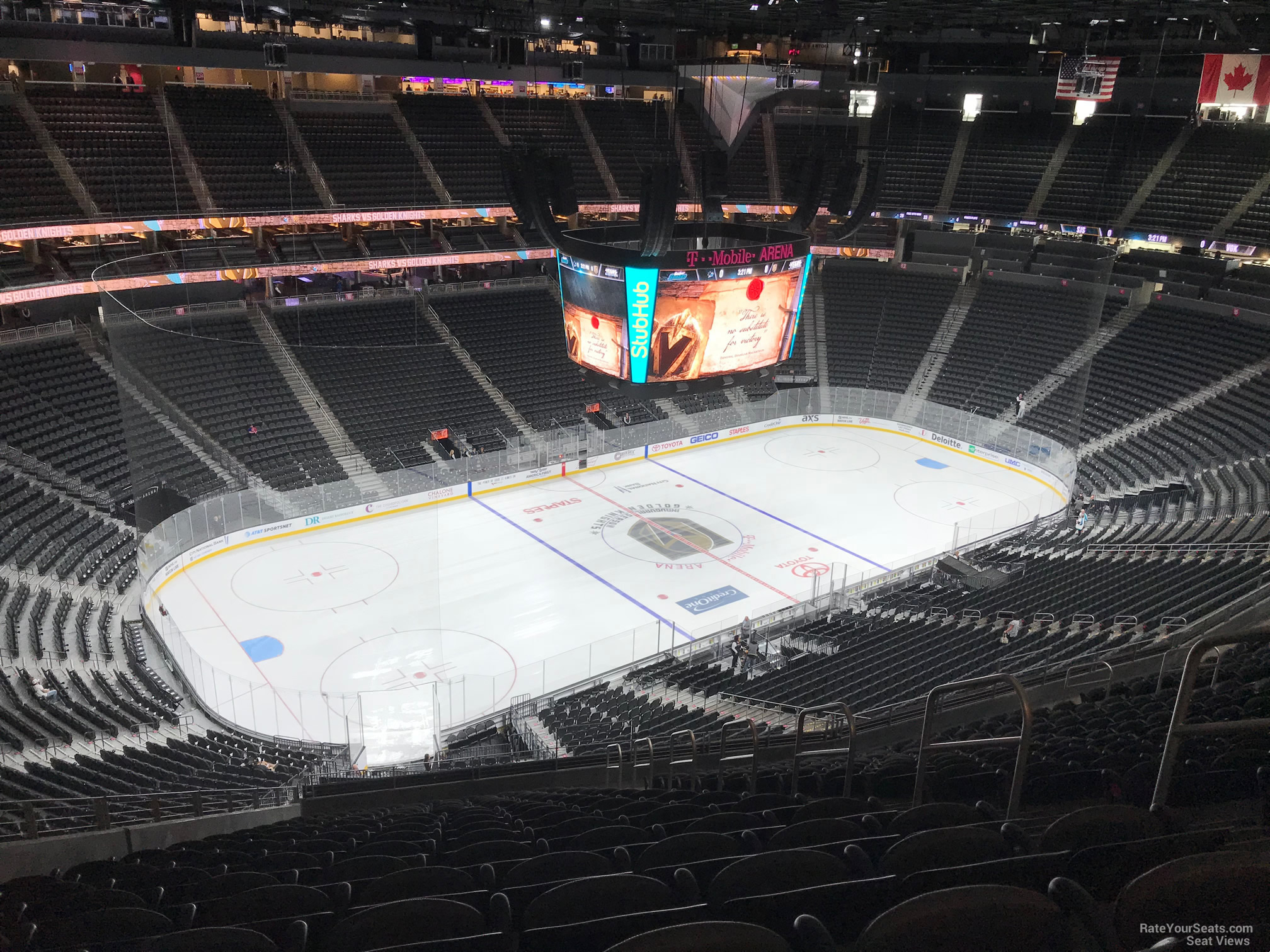 T Mobile Golden Knights Seating Chart