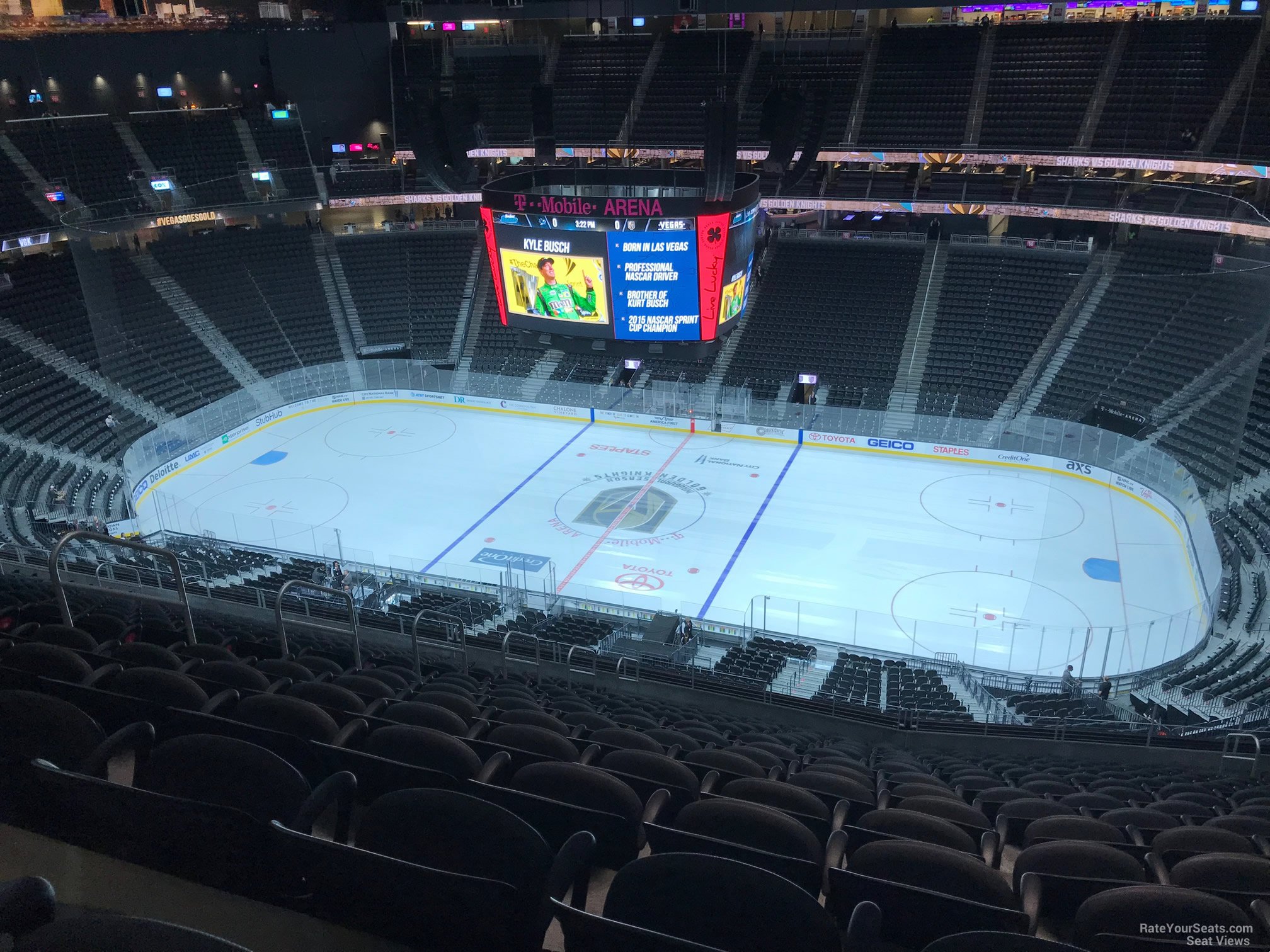 T-Mobile Arena Section 207 - Vegas Golden Knights - RateYourSeats.com