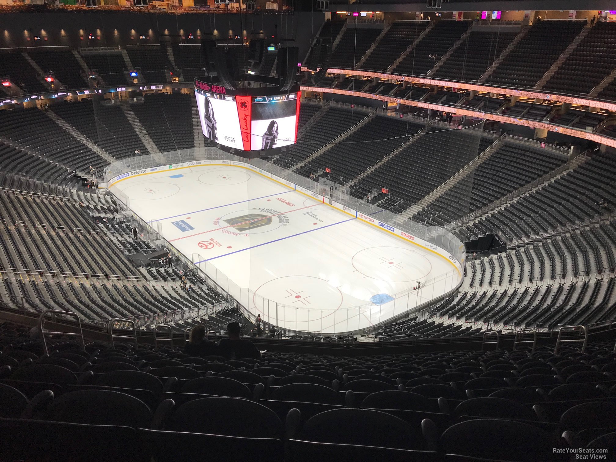 t mobile arena section 211 vegas golden knights vegas knights arena seating chart