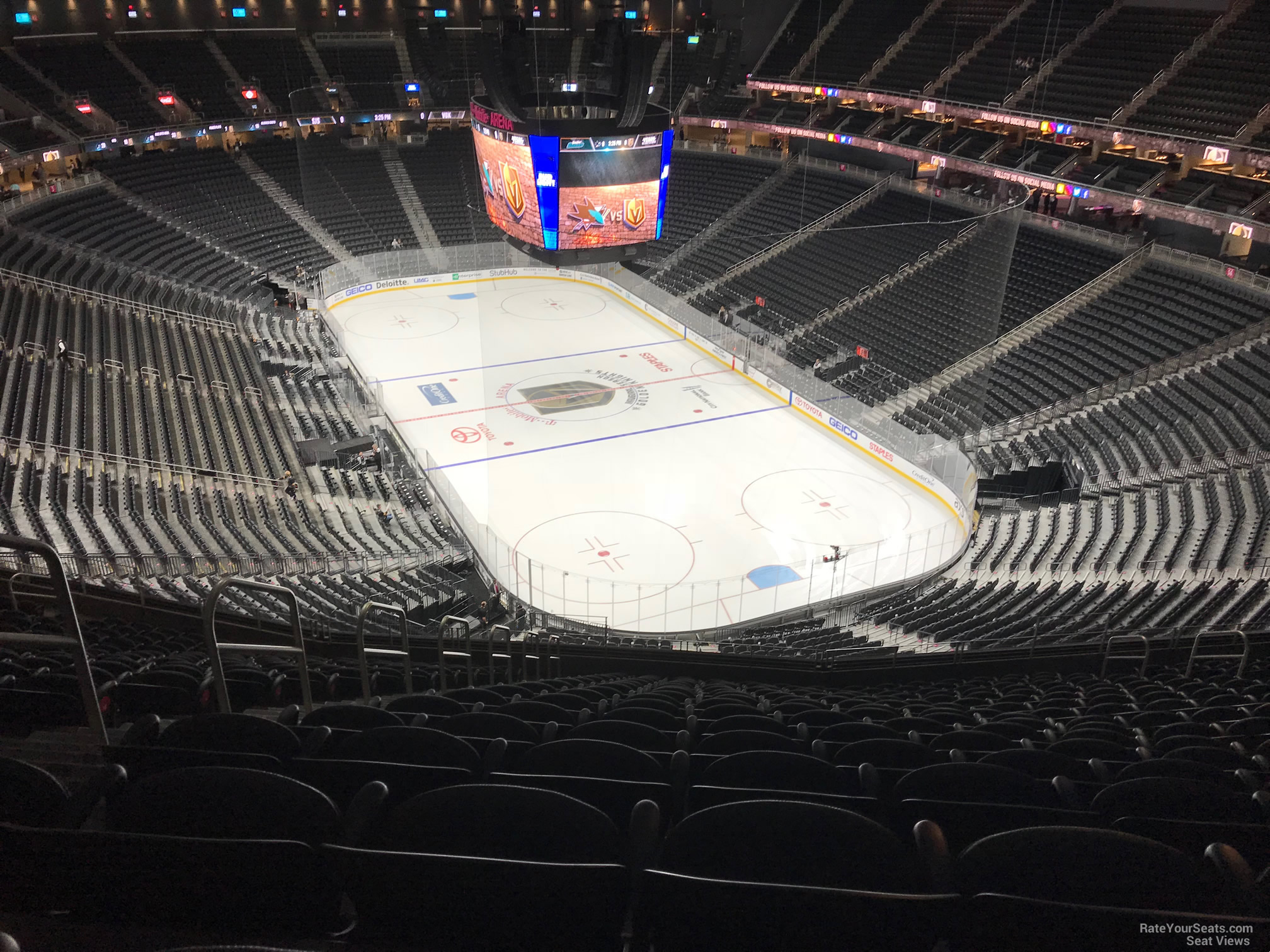 T Mobile Arena Seating Chart With Rows