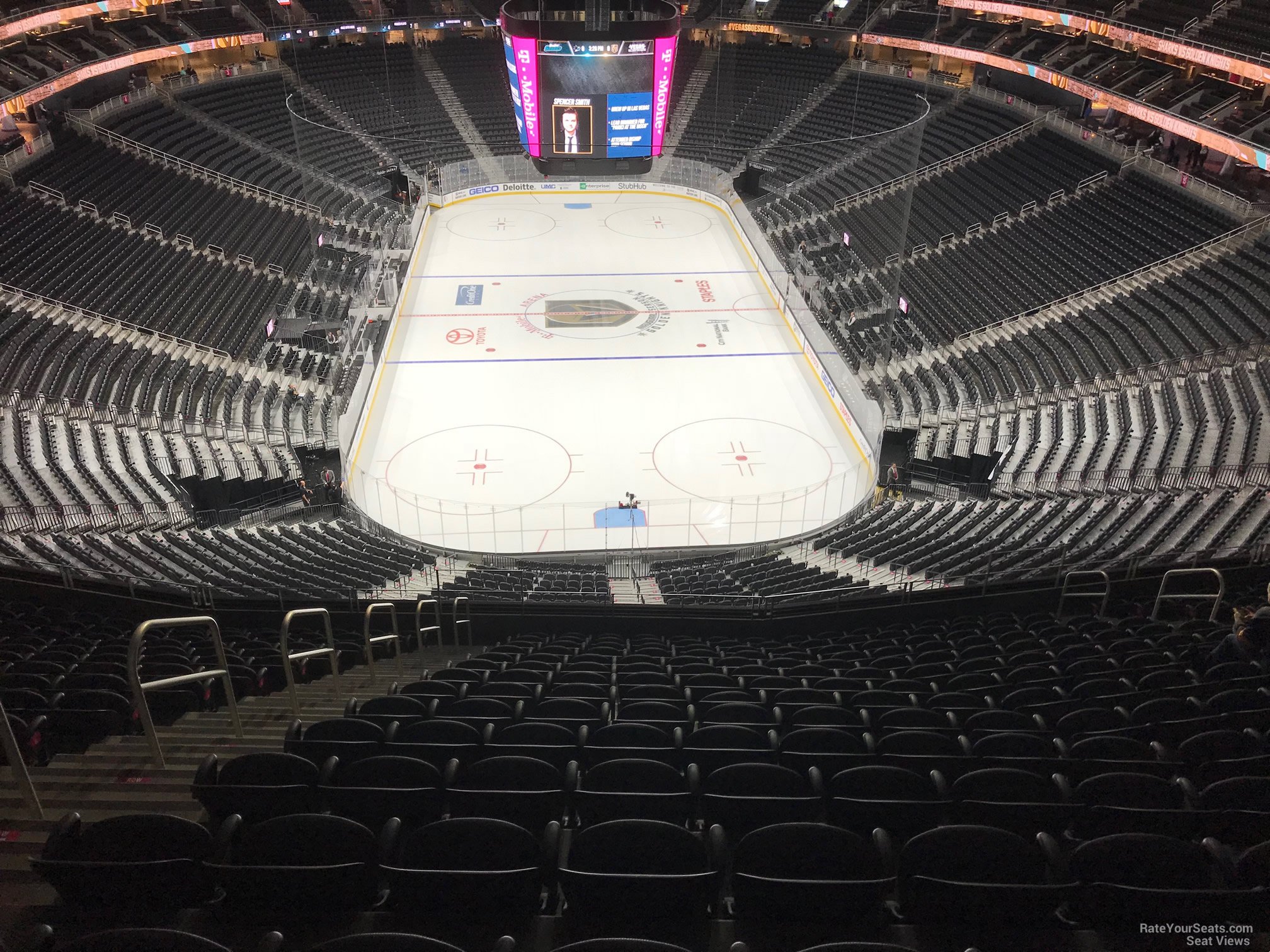 T Mobile Arena Las Vegas Seating Chart With Seat Numbers